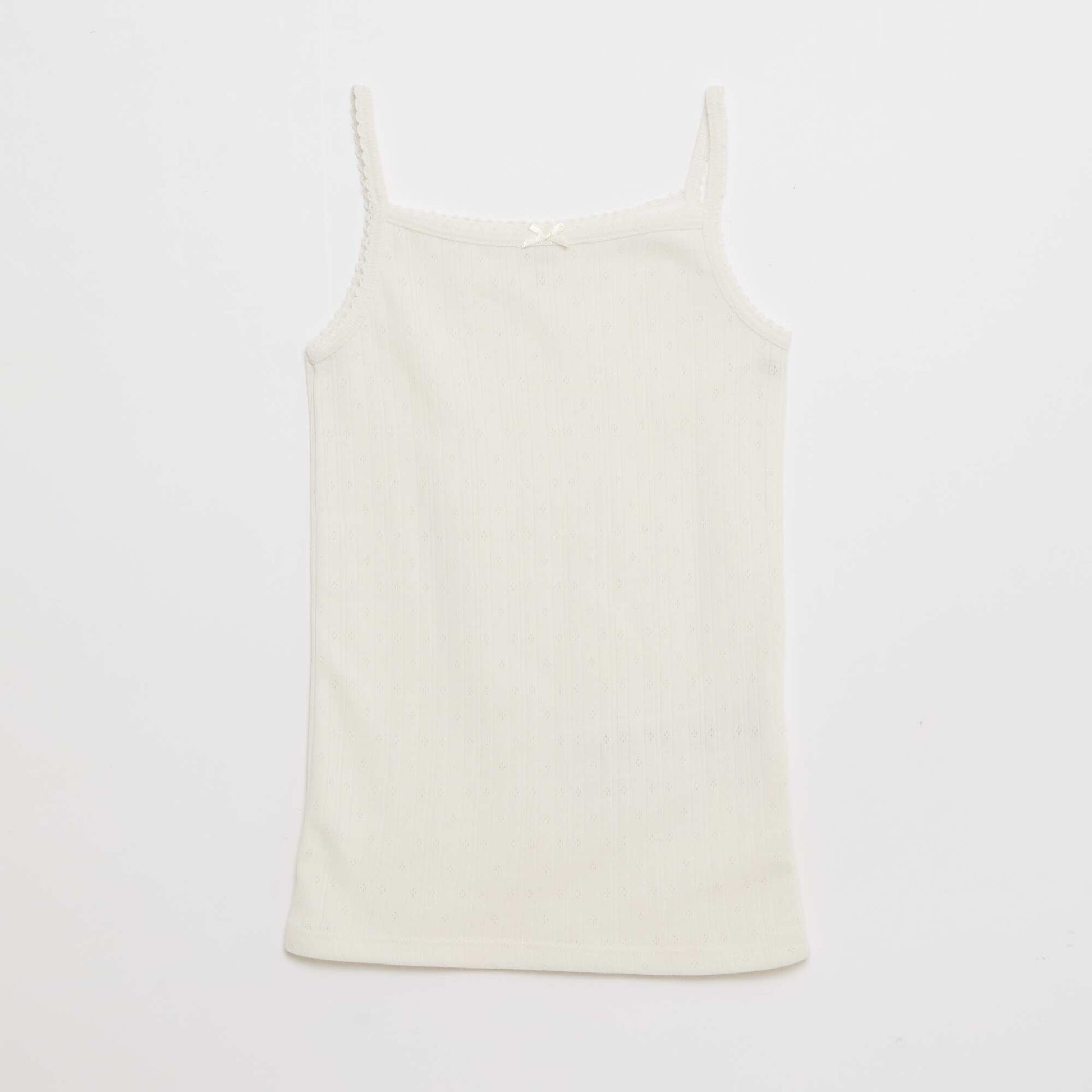 Lot de 2 débardeurs en coton BEIGE
