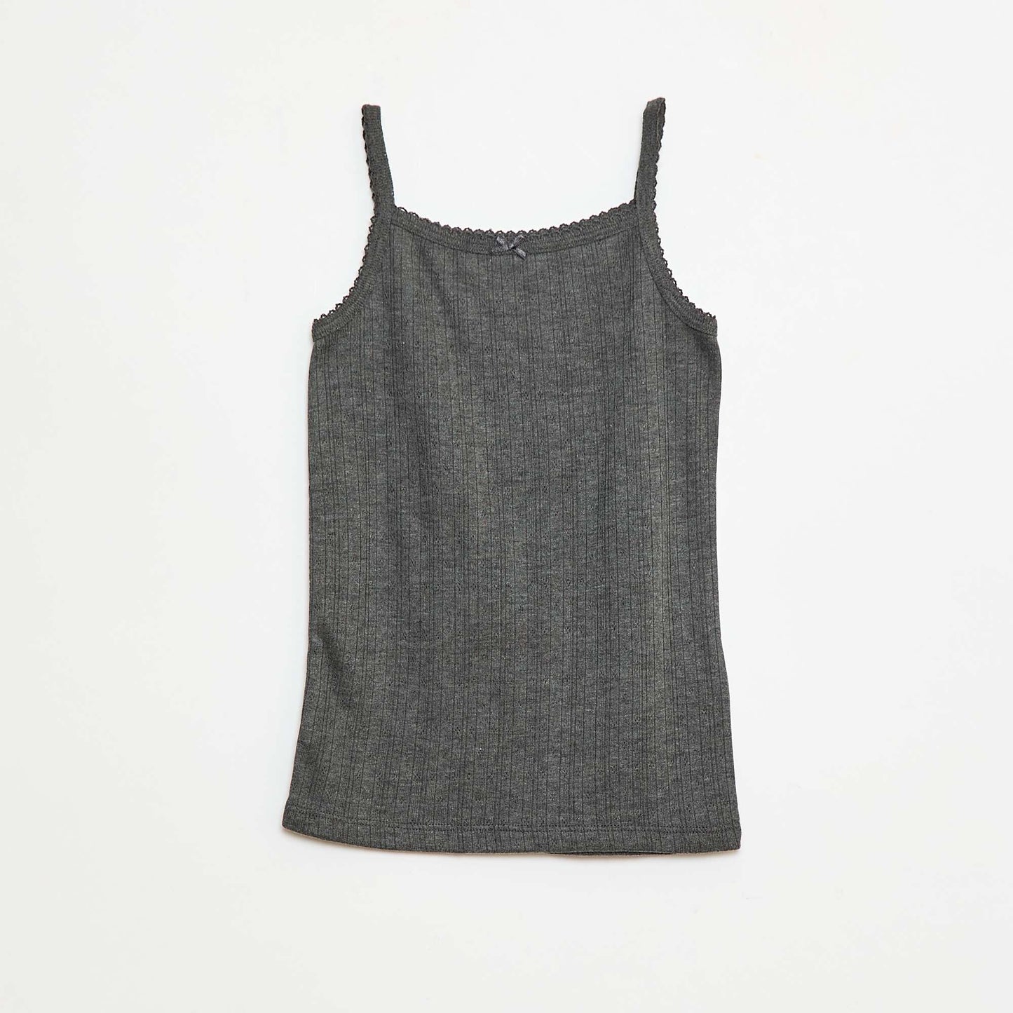 Lot de 2 débardeurs en coton GRIS