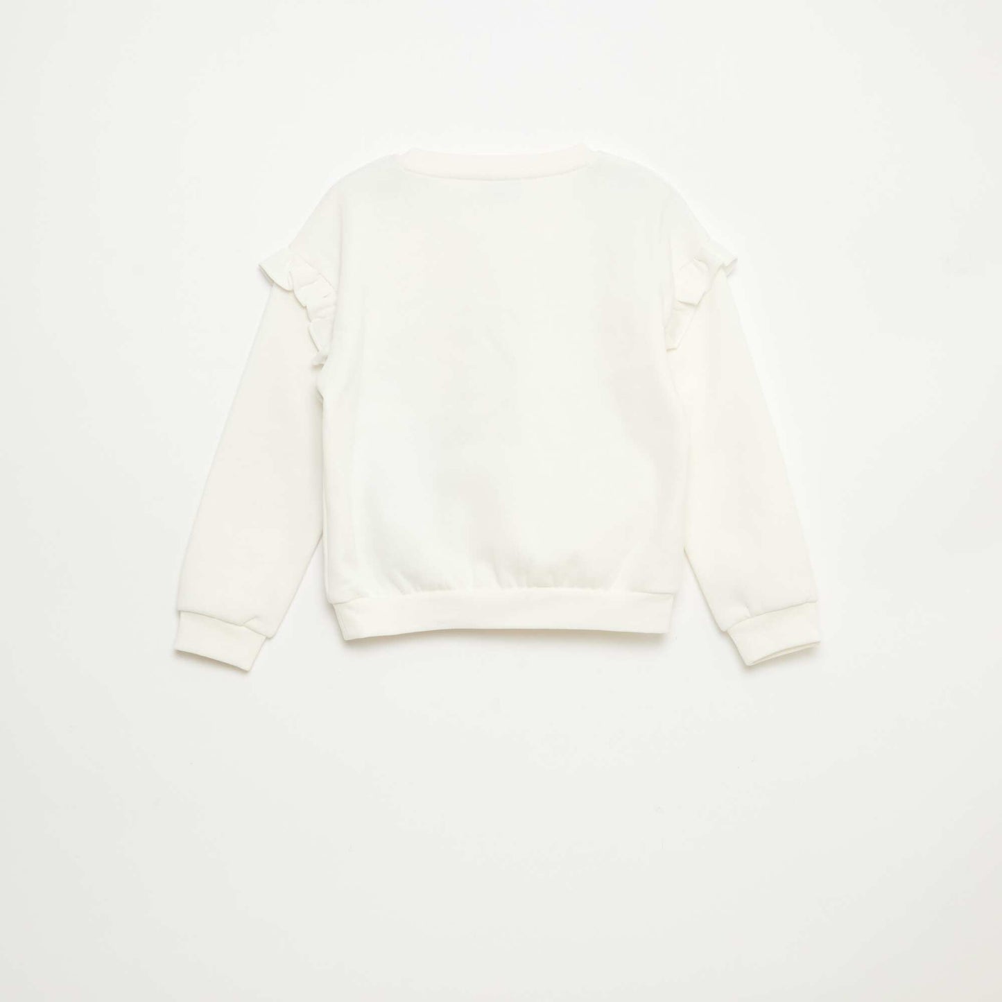 Sweat 'Minnie' 'Disney' avec volants aux manches BLANC