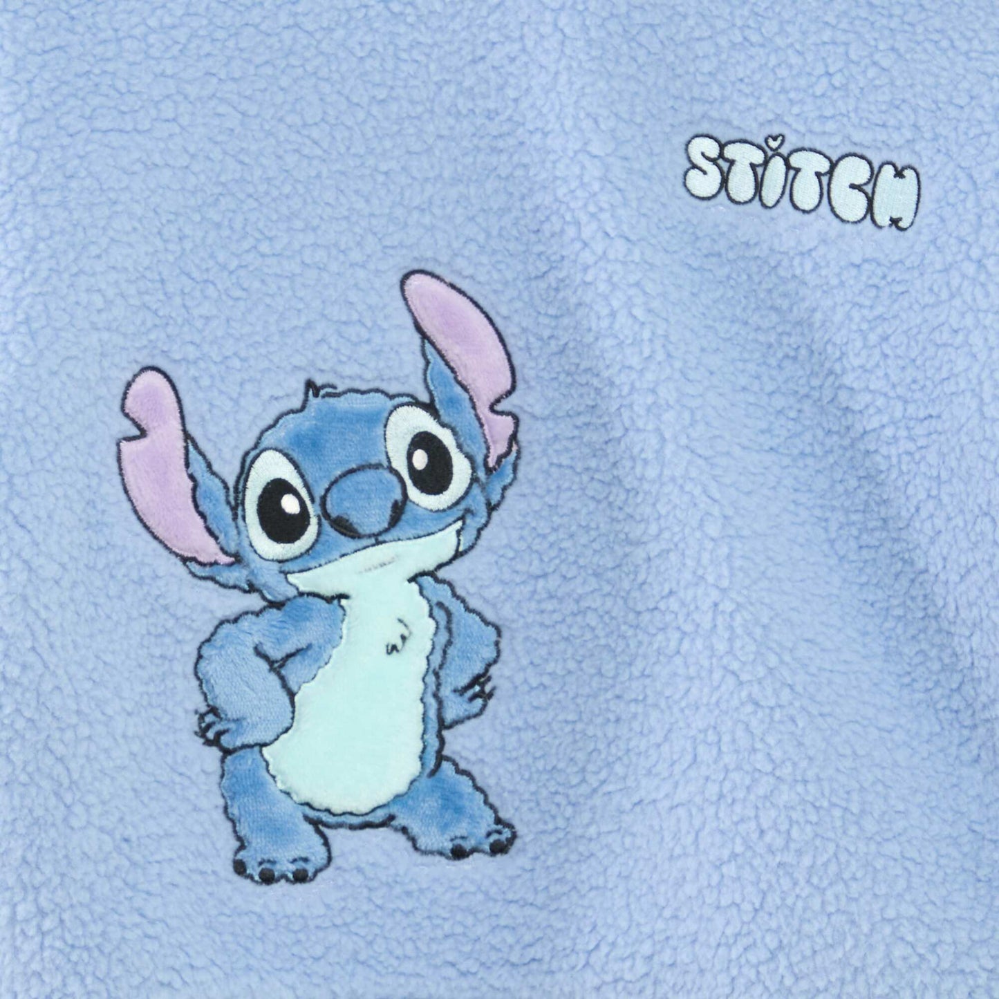 Sweat en polaire 'Stitch' avec capuche à oreilles BLEU