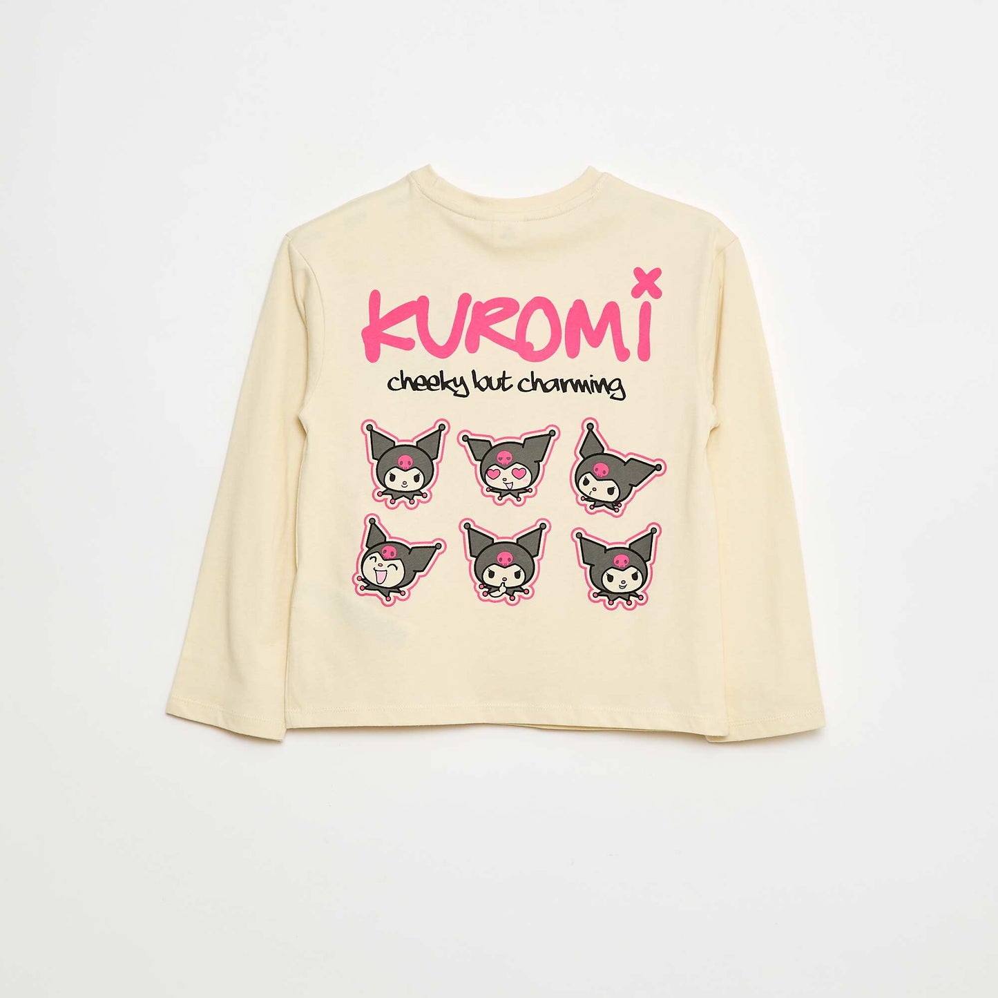 T-shirt 'Kuromi' 'Hellokitty&friends' en jersey coton BLANC