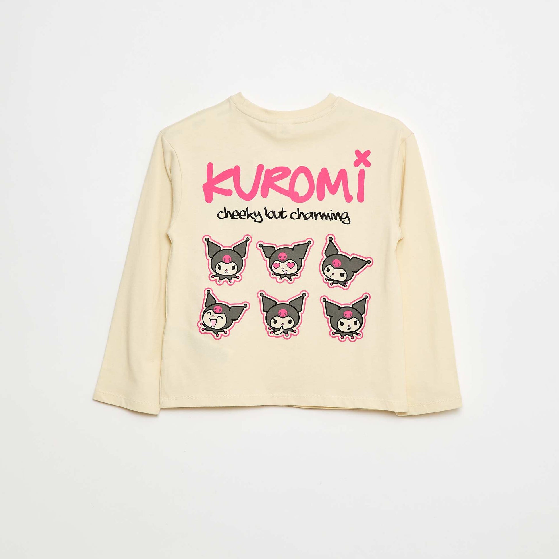 T-shirt 'Kuromi' 'Hellokitty&friends' en jersey coton BLANC