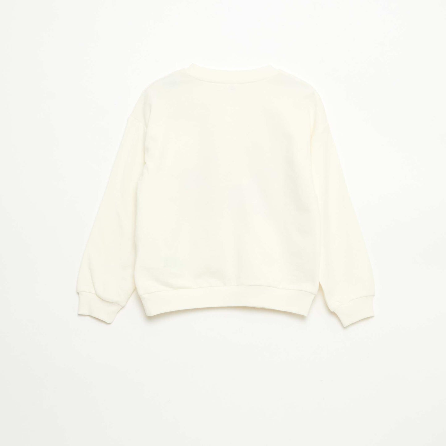 Sweat à capuche 'Hello Kitty & Kuromi' col rond BLANC