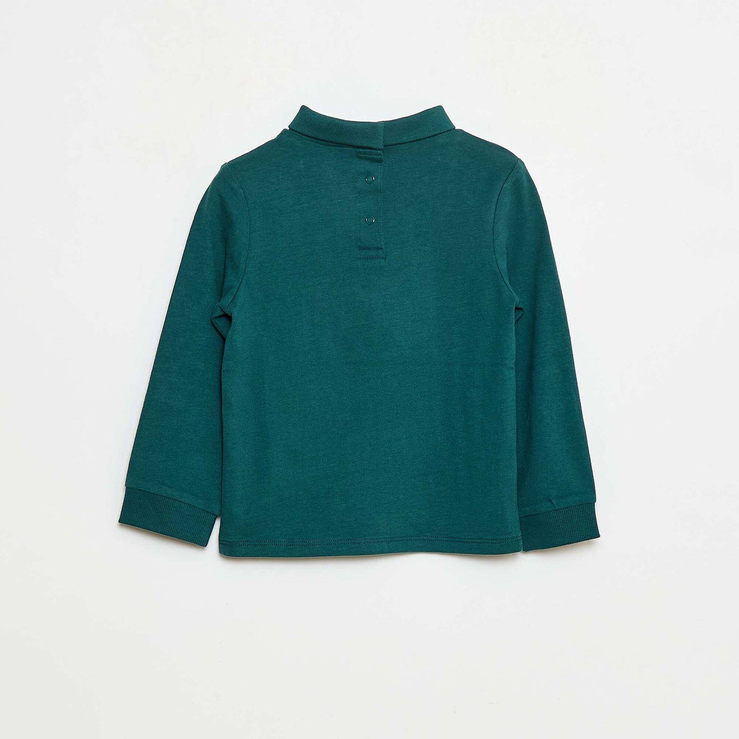 Sous-pull à col montant avec imprimé en relief VERT