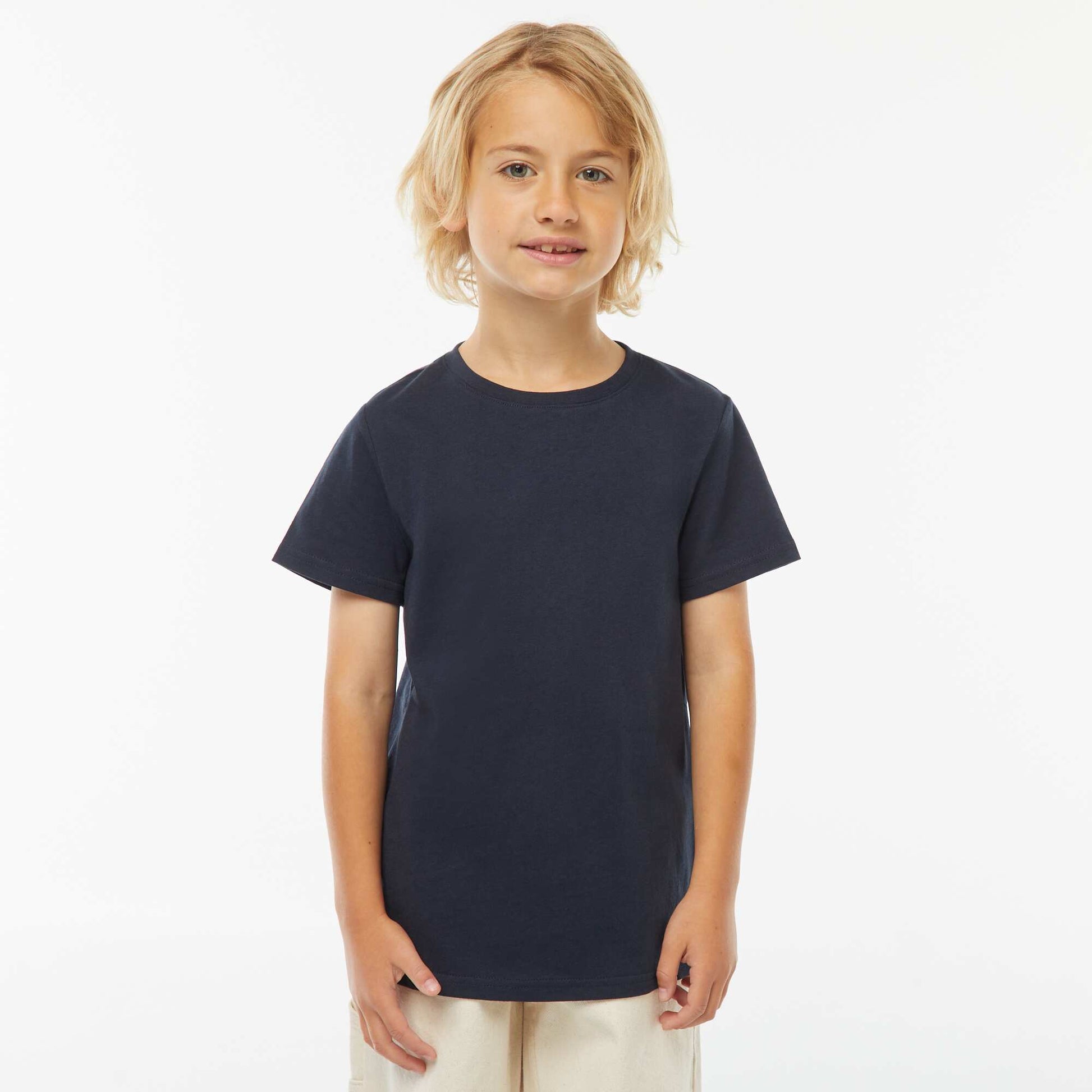 T-shirt coton 140 Gr - Unisexe BLEU MARINE