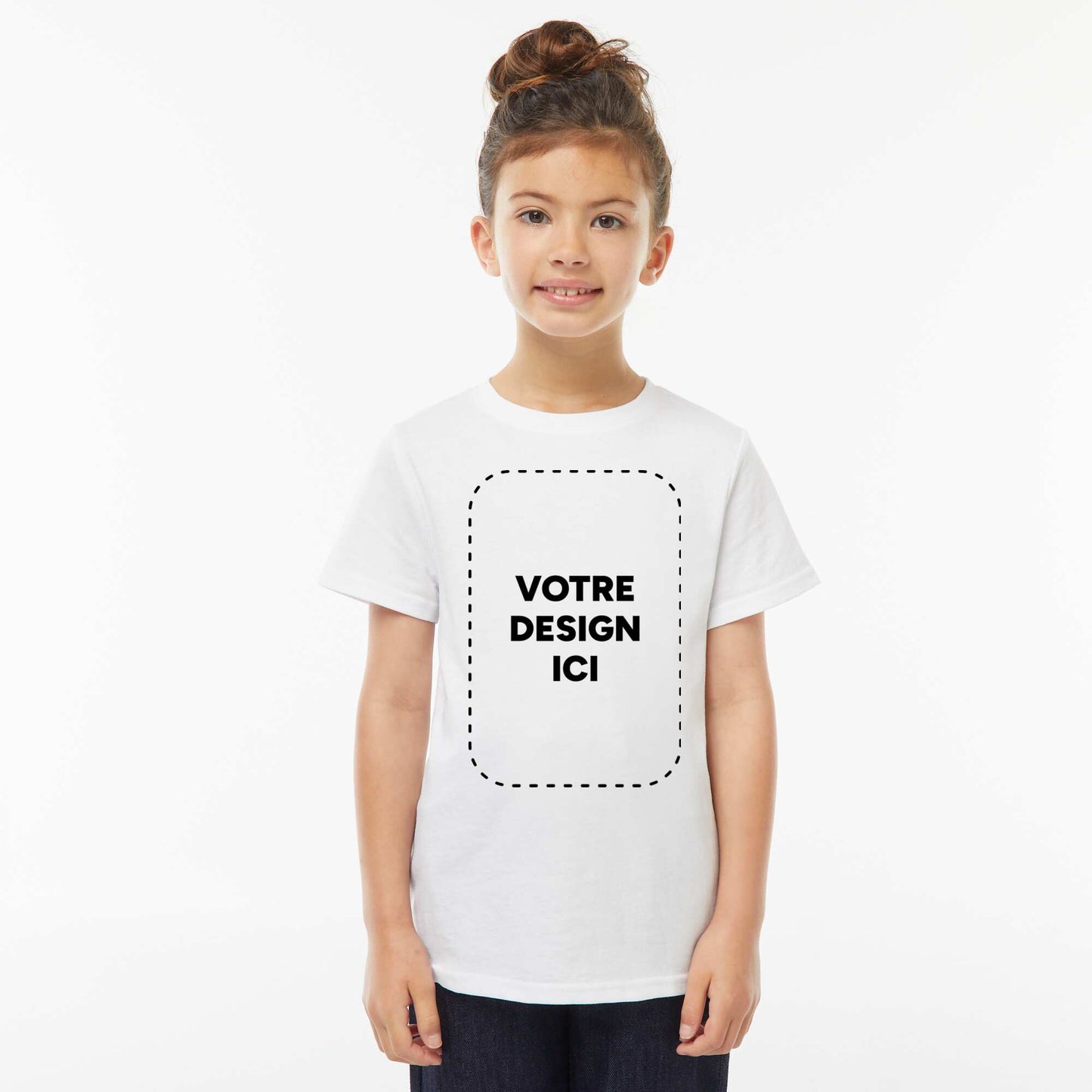 T-shirt coton 140 Gr - Unisexe BLANC