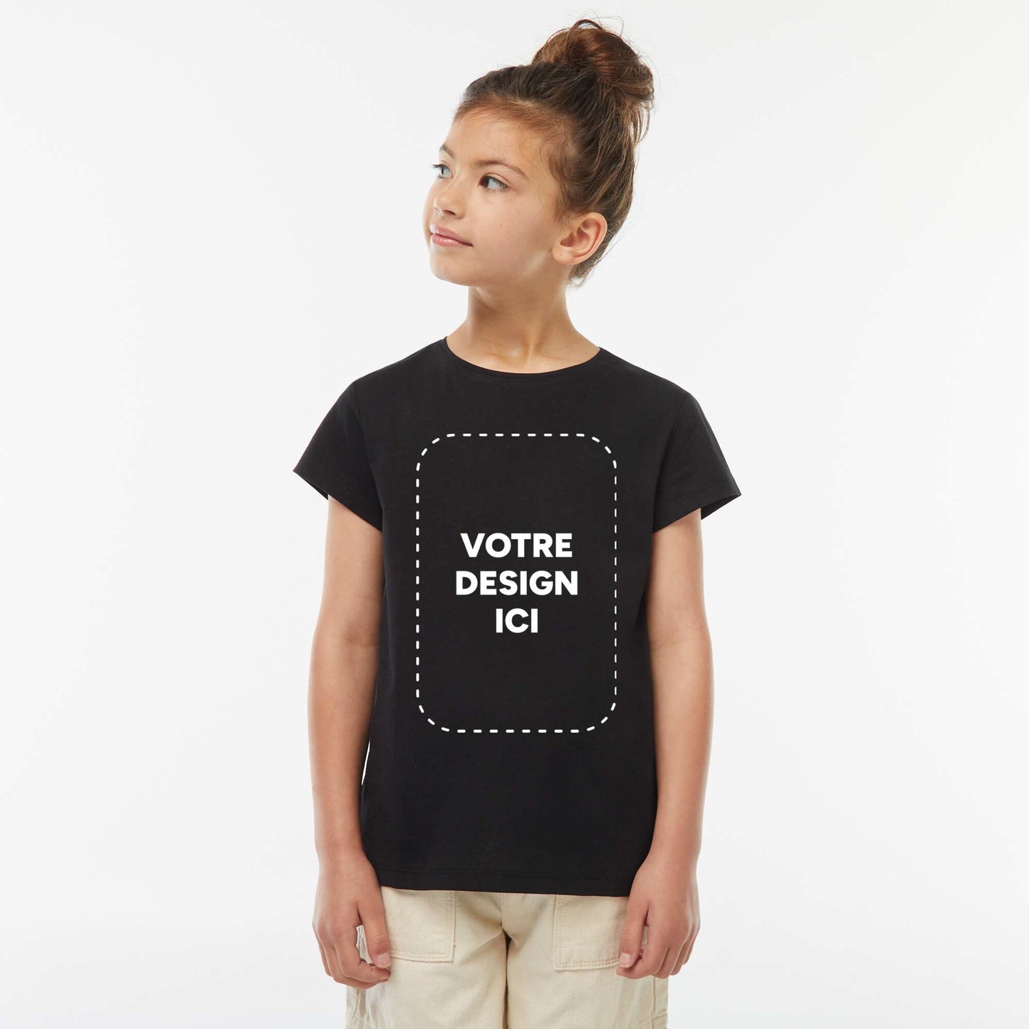 T-shirt coton 140 Gr NOIR
