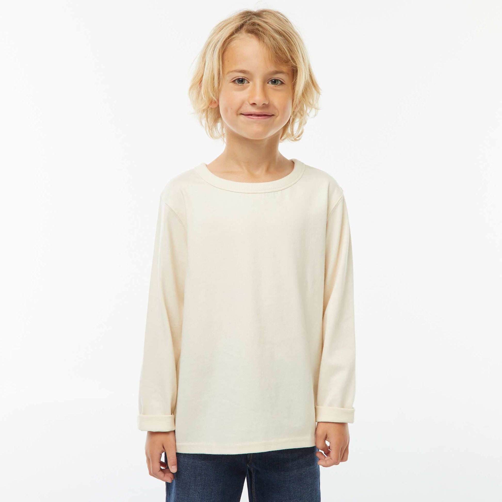 T-shirt coton 225 Gr - unisexe BLANC