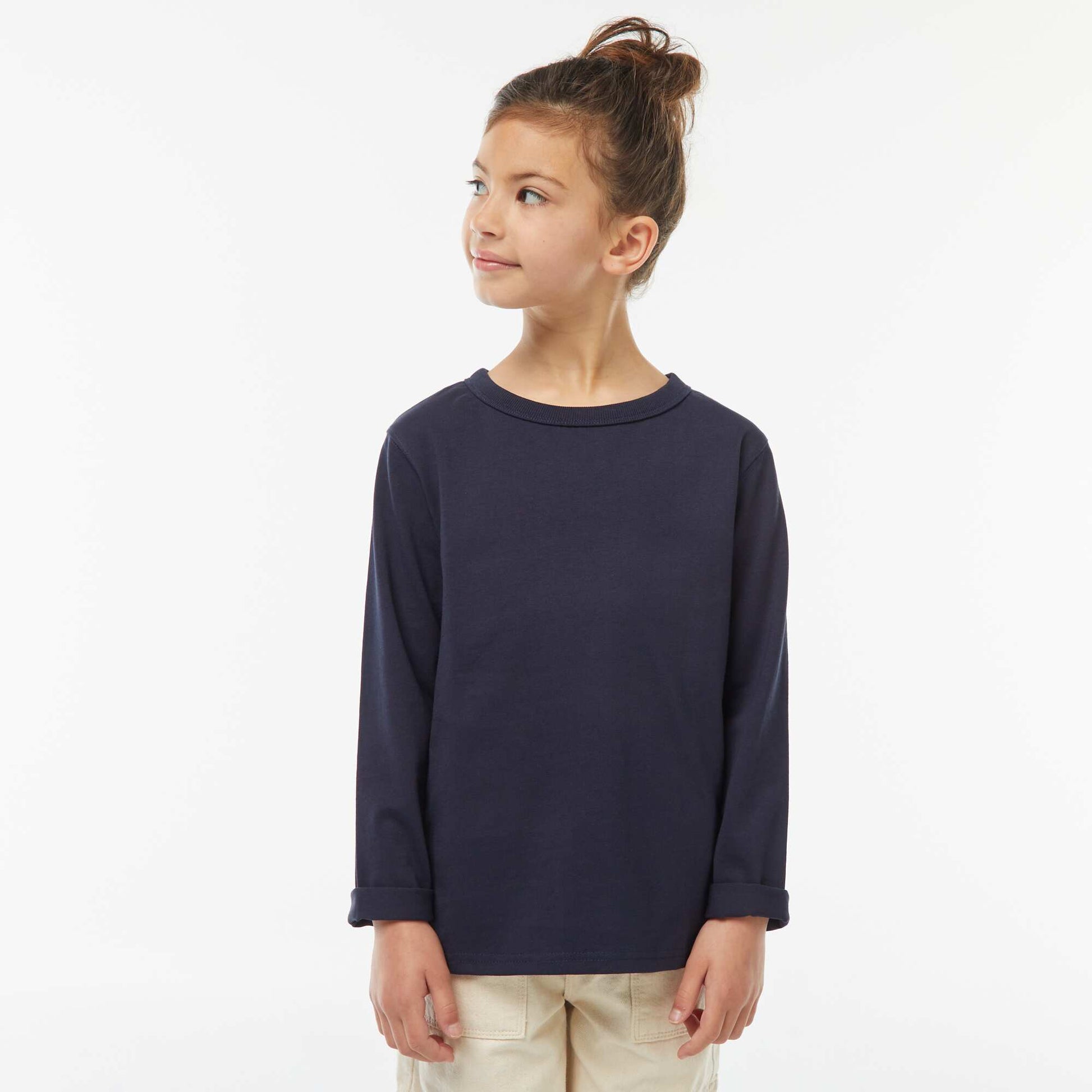 T-shirt coton 225 Gr - unisexe BLEU MARINE