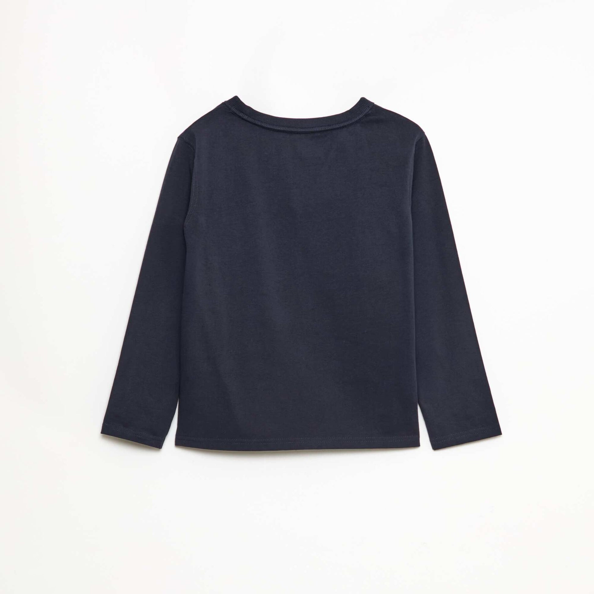 T-shirt coton 225 Gr - unisexe BLEU MARINE