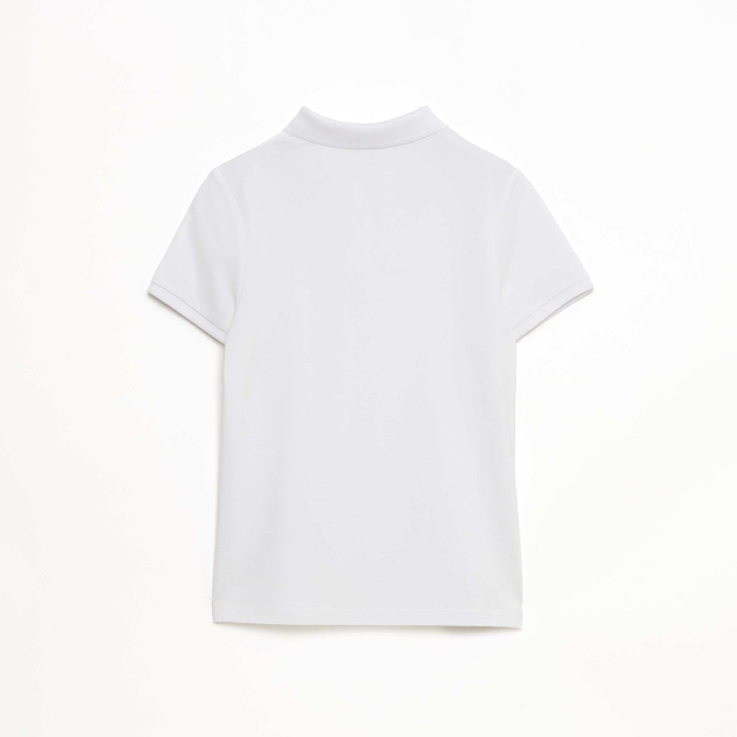 Polo maille piquée coton 220 gr - unisexe BLANC