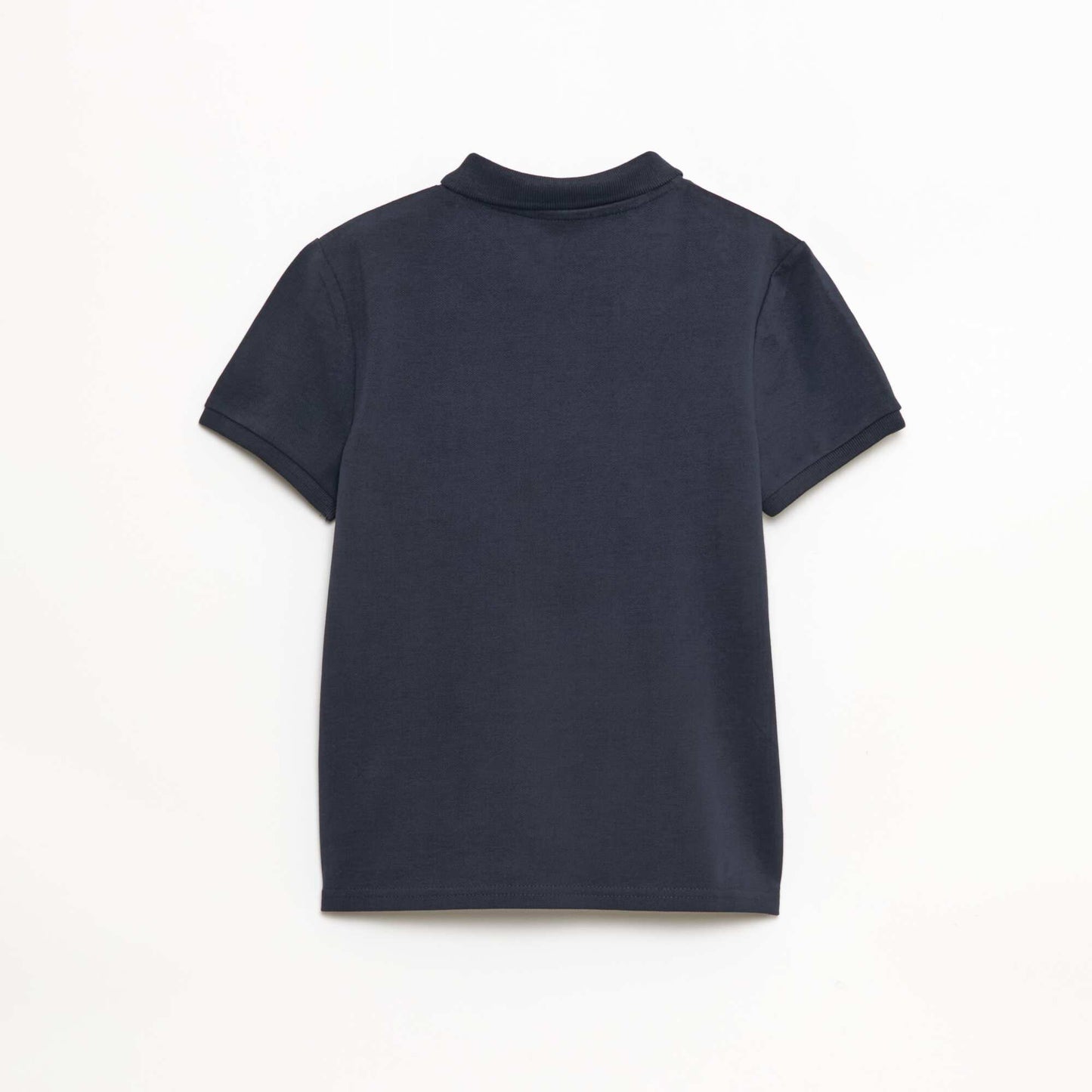 Polo maille piquée coton 220 gr - unisexe BLEU MARINE