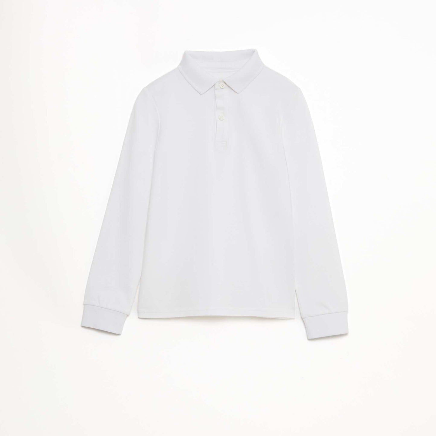 Polo maille piquée coton 220 gr - unisexe BLANC
