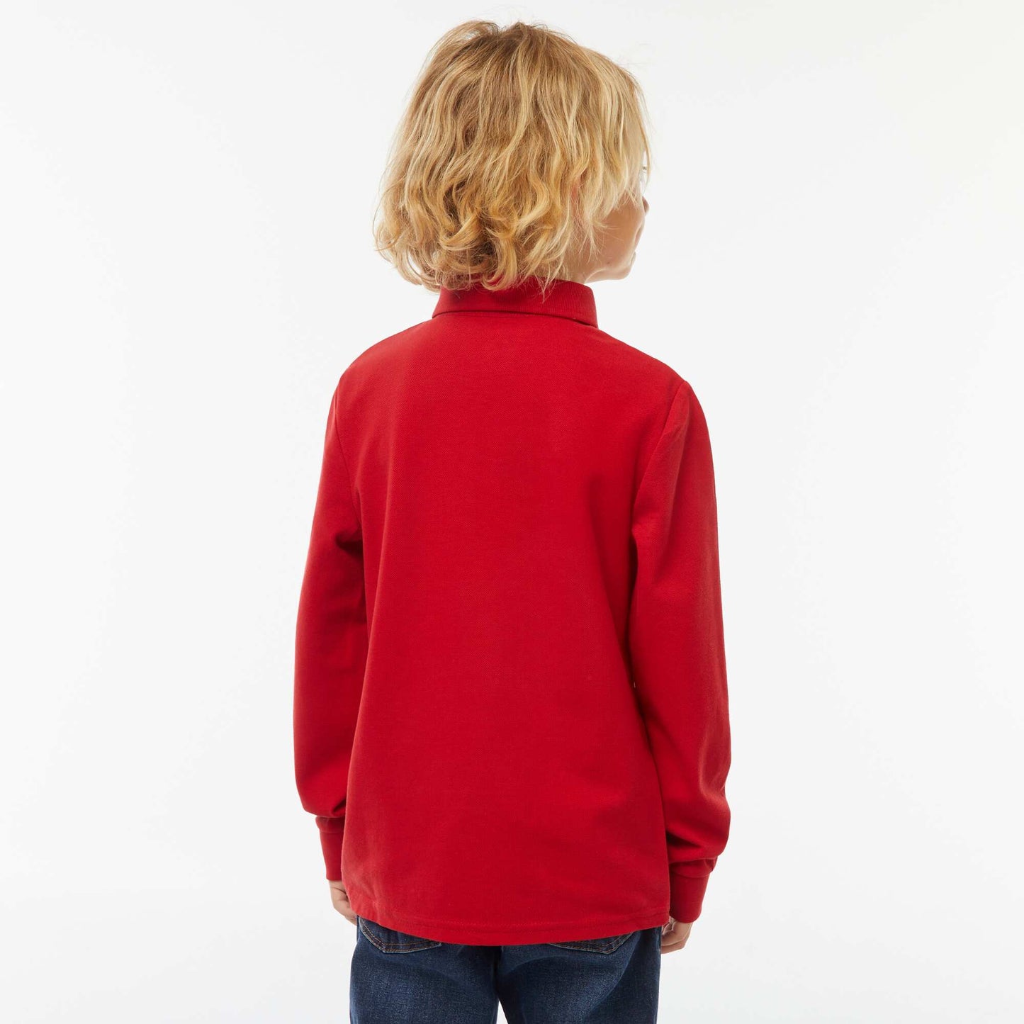Polo maille piquée coton 220 gr - unisexe ROUGE