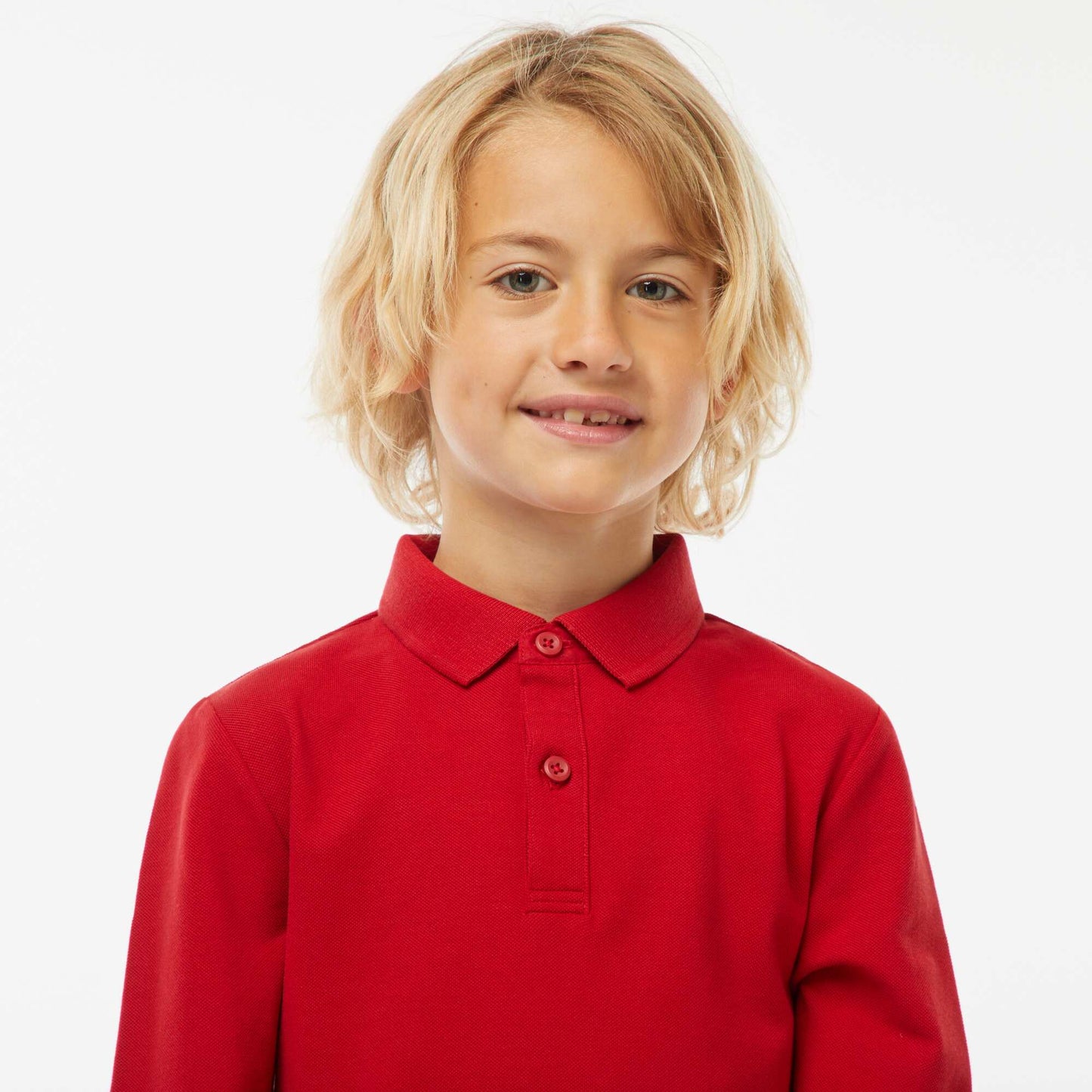 Polo maille piquée coton 220 gr - unisexe ROUGE
