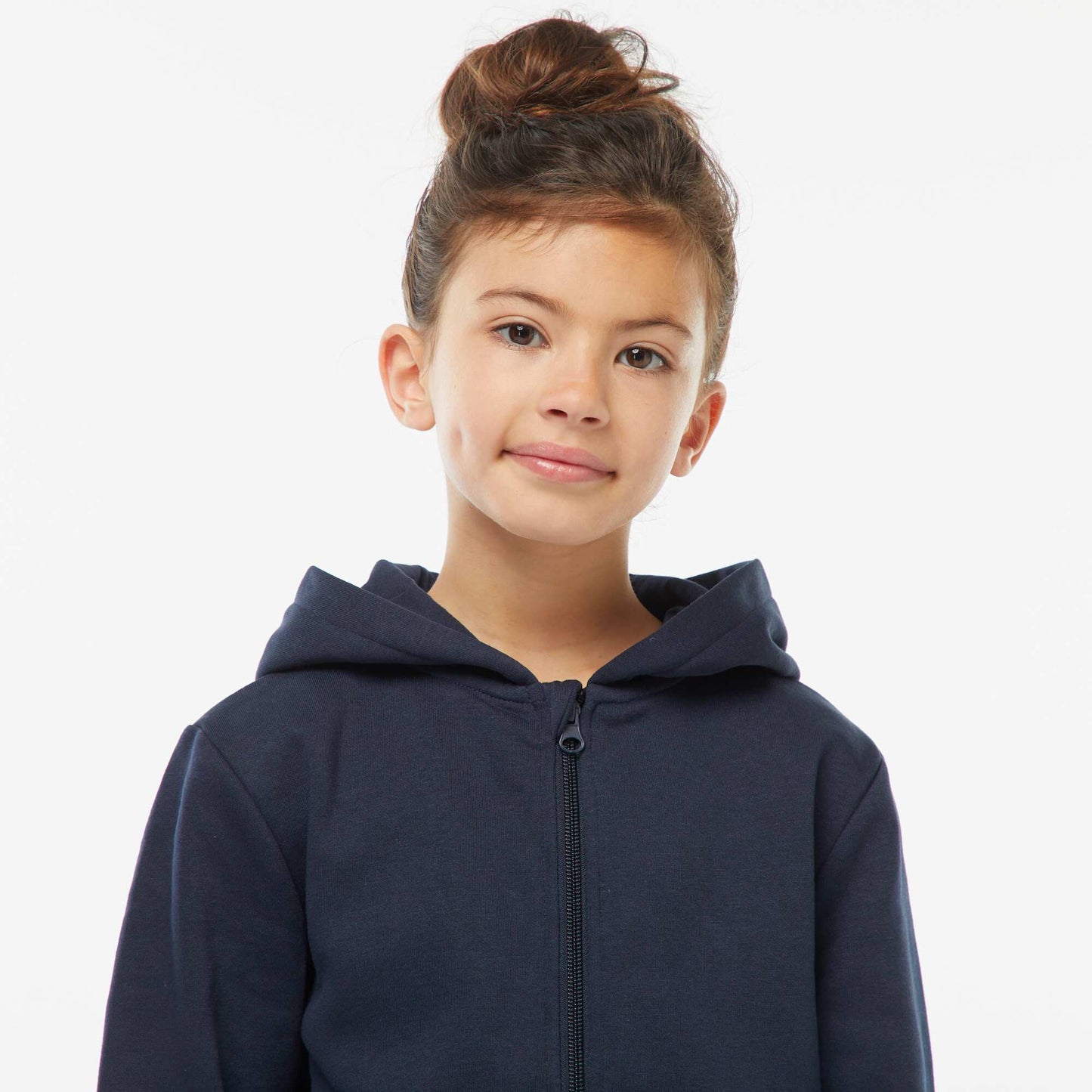 Sweat zippé capuche molleton 260 Gr -unisexe BLEU MARINE