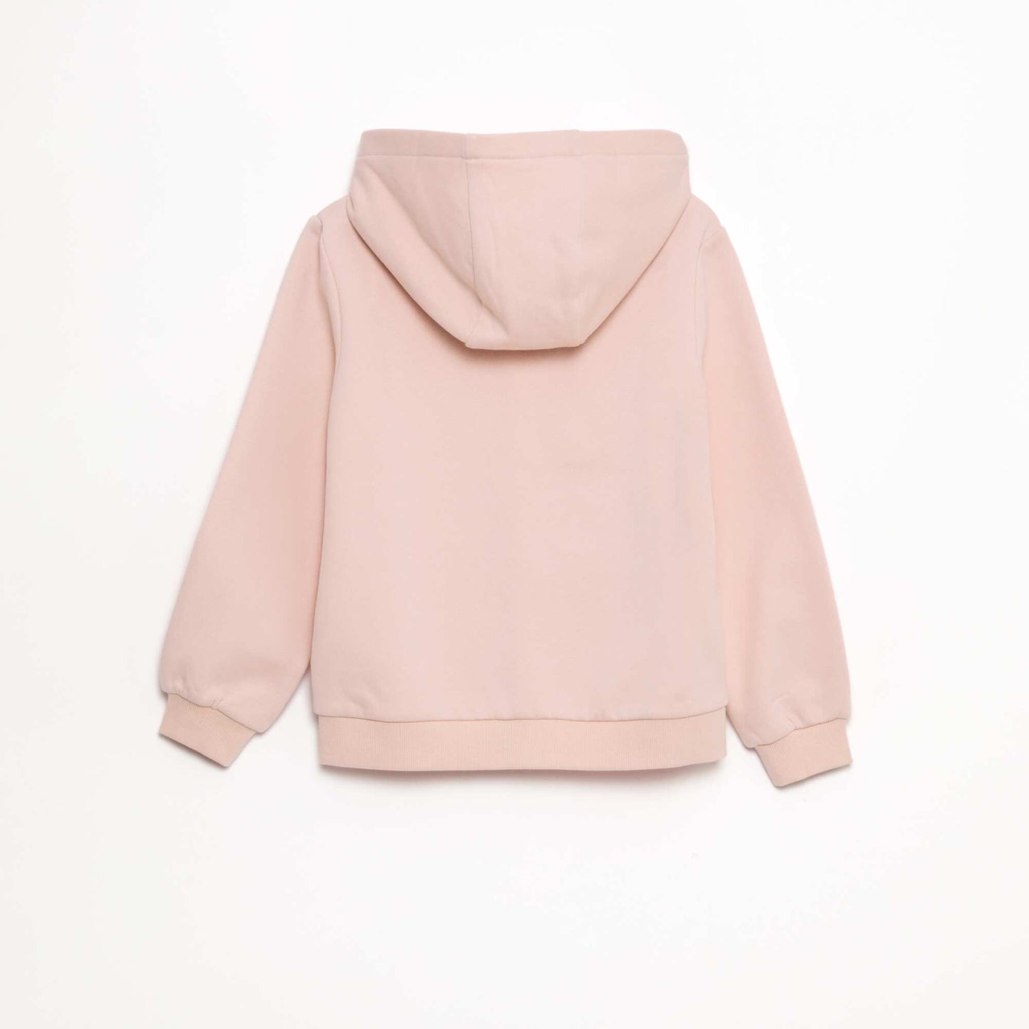 Sweat zippé capuche molleton 260 Gr -unisexe ROSE