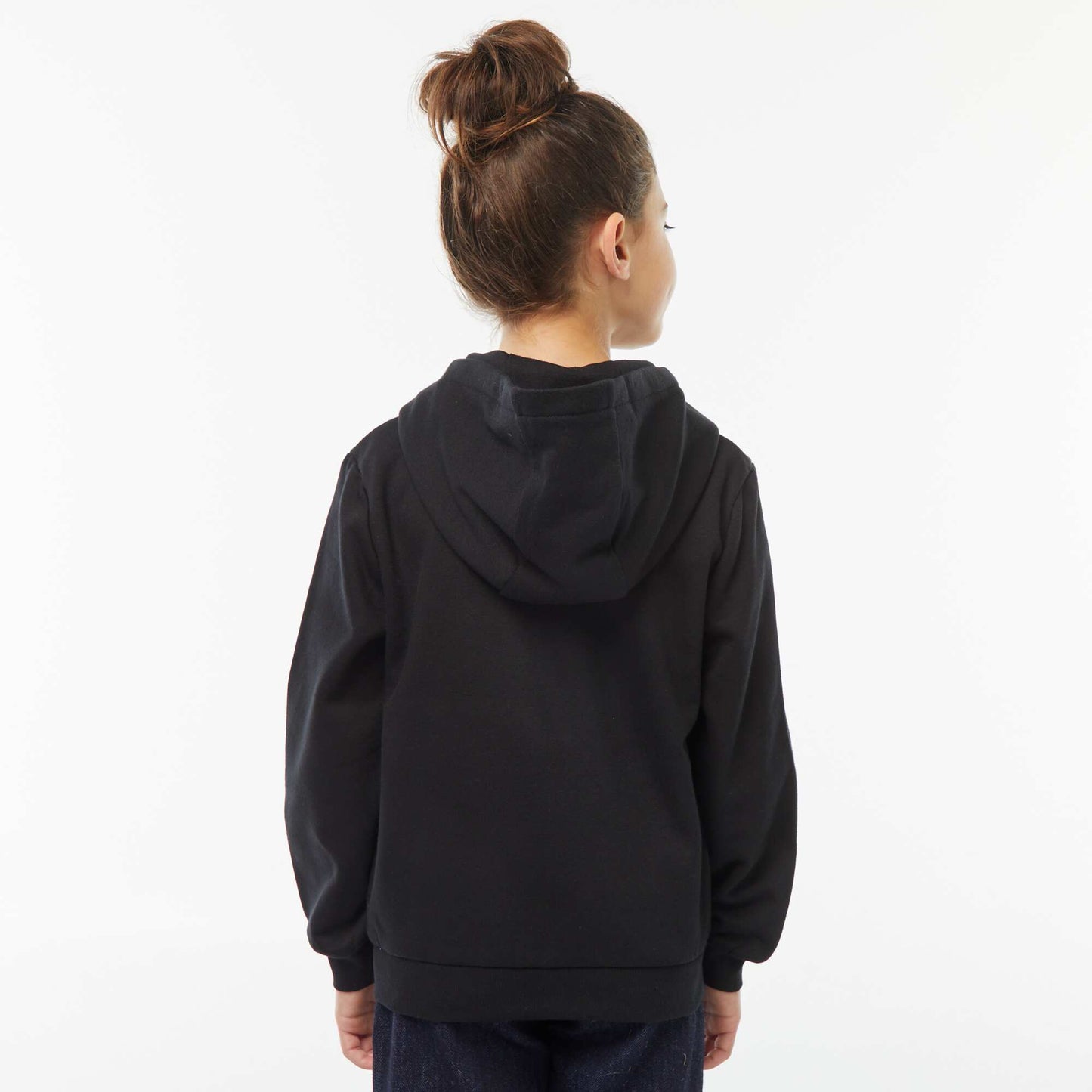 Sweat zippé capuche molleton 260 Gr -unisexe NOIR