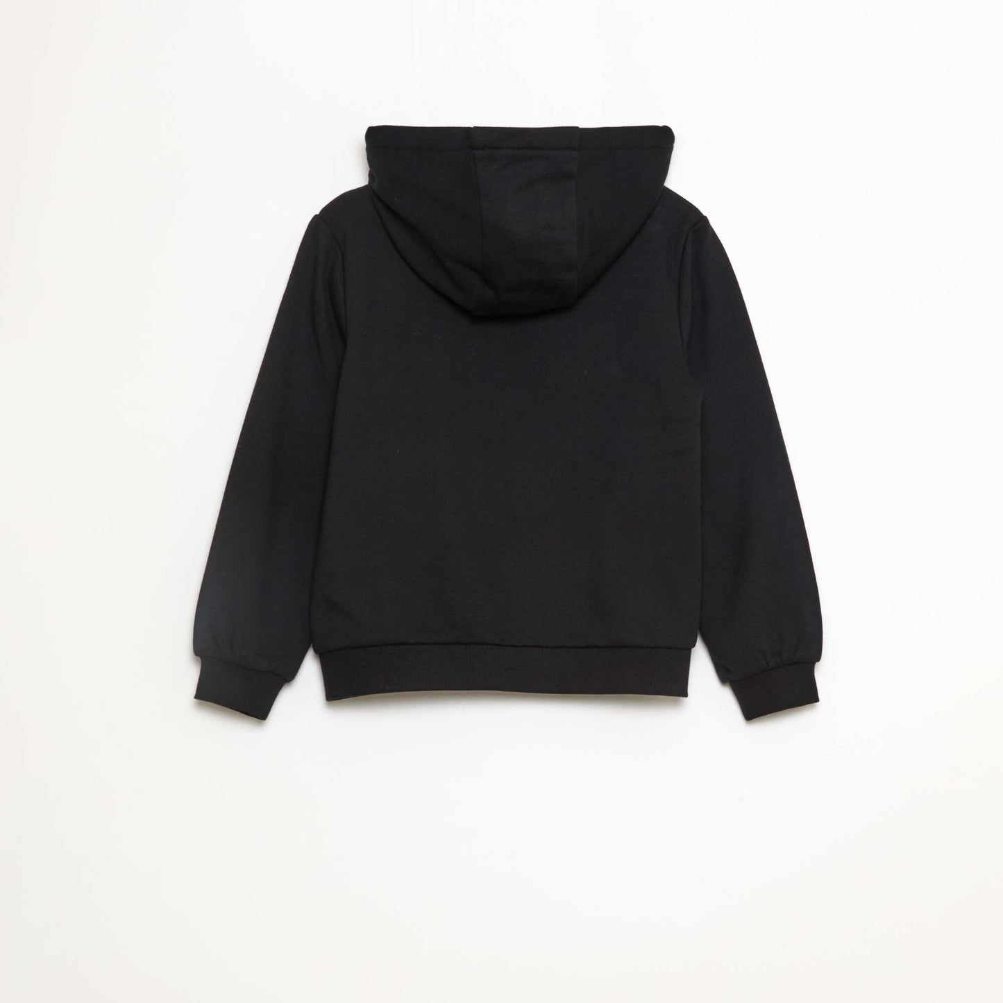 Sweat zippé capuche molleton 260 Gr -unisexe NOIR