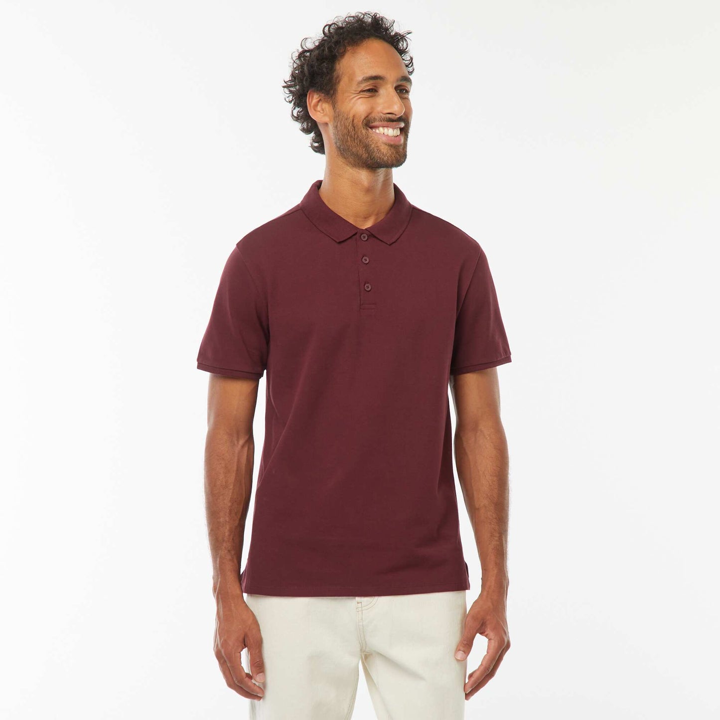 Polo maille piquée coton 220 gr - unisexe ROUGE