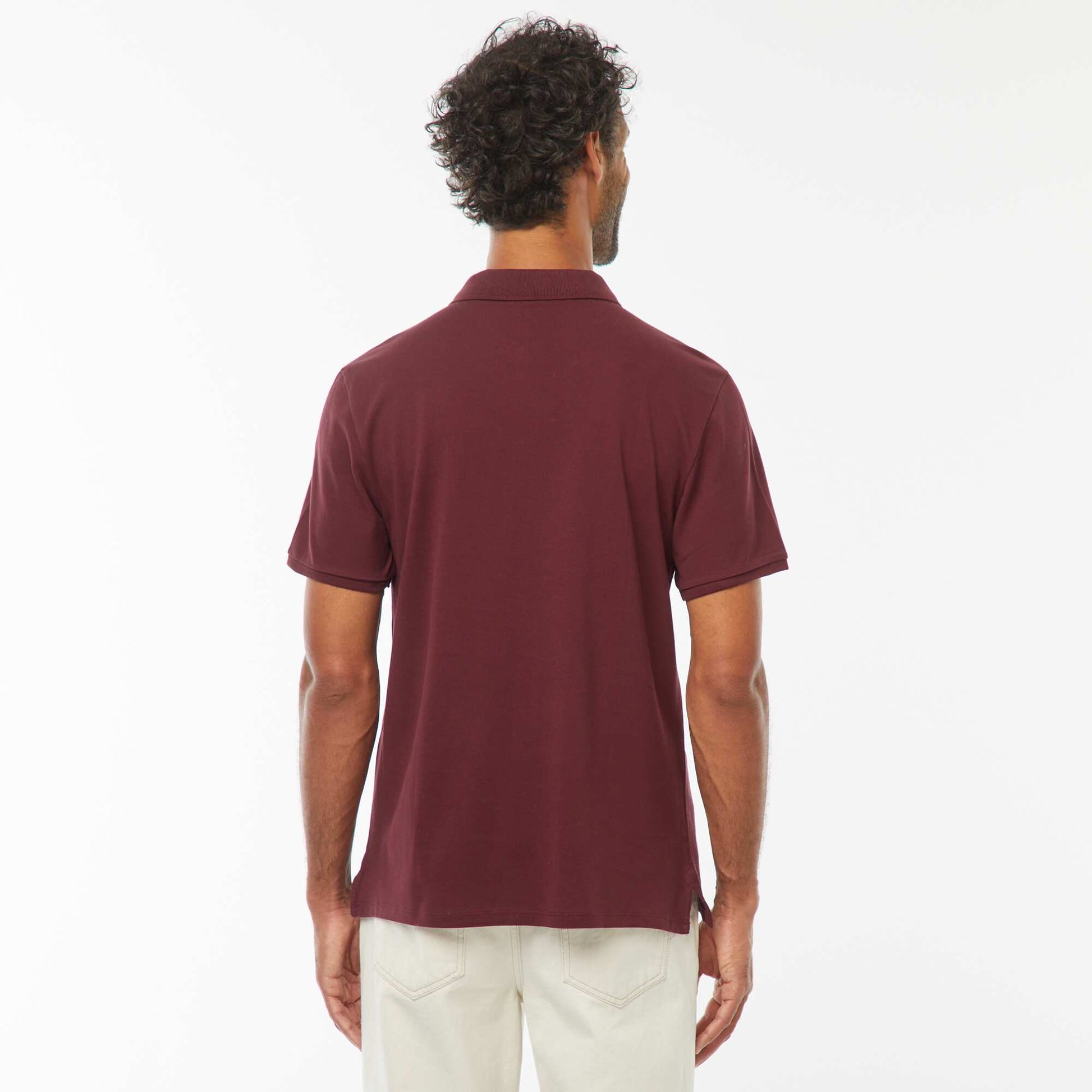 Polo maille piquée coton 220 gr - unisexe ROUGE