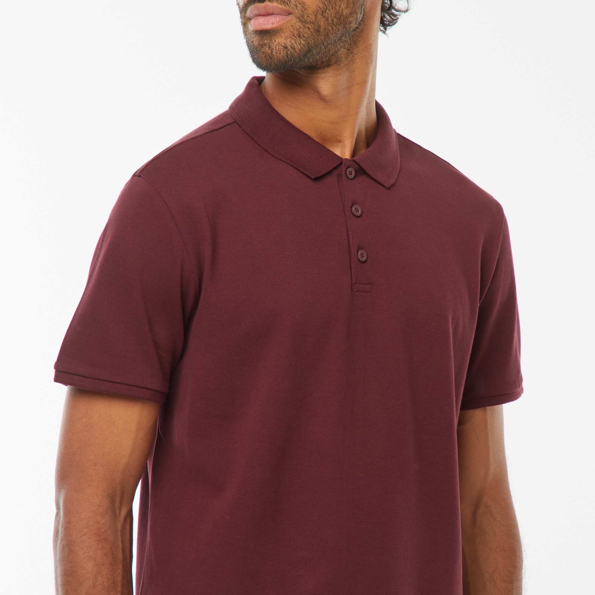 Polo maille piquée coton 220 gr - unisexe ROUGE