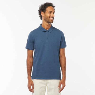 Polo maille piquée coton 220 gr - unisexe BLEU