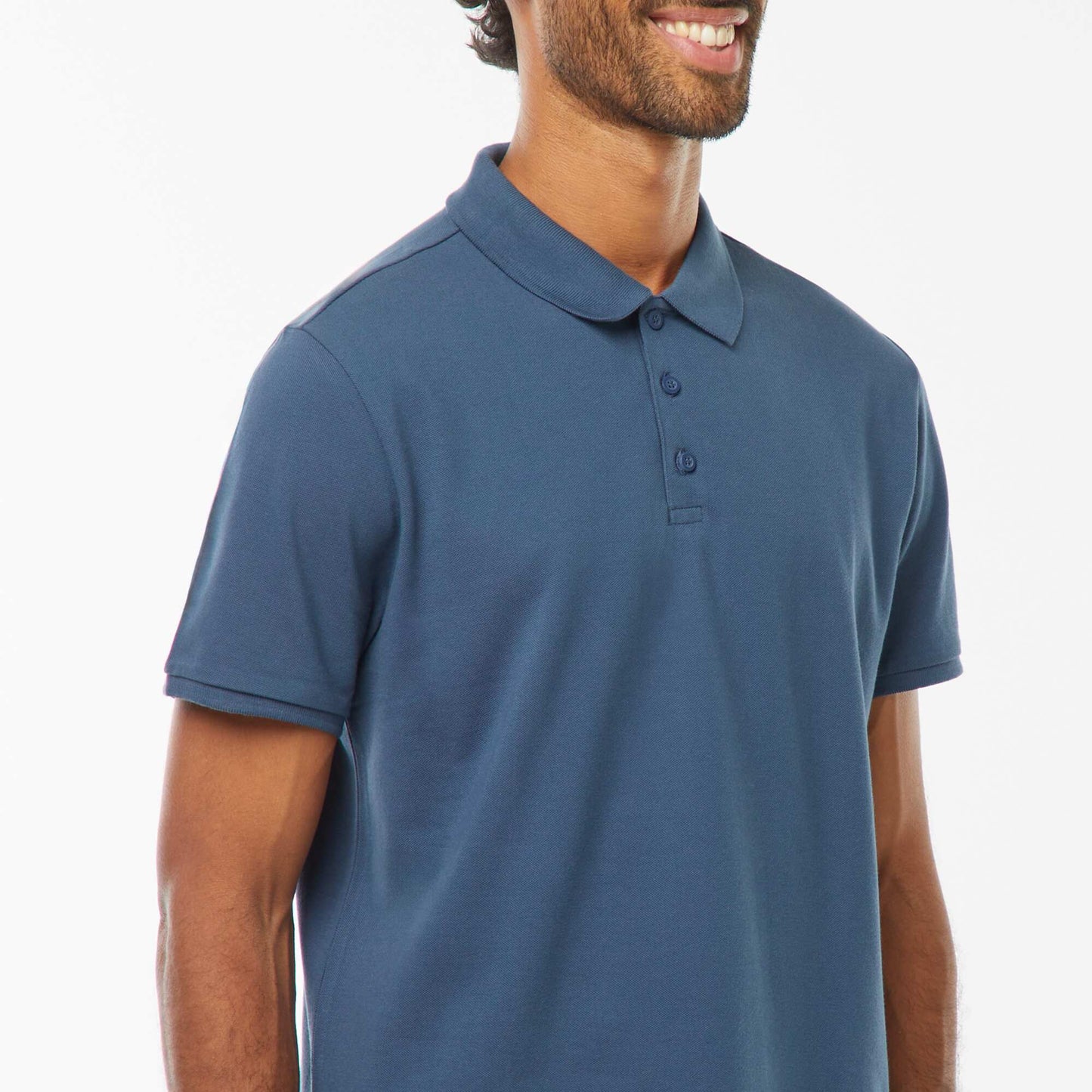Polo maille piquée coton 220 gr - unisexe BLEU