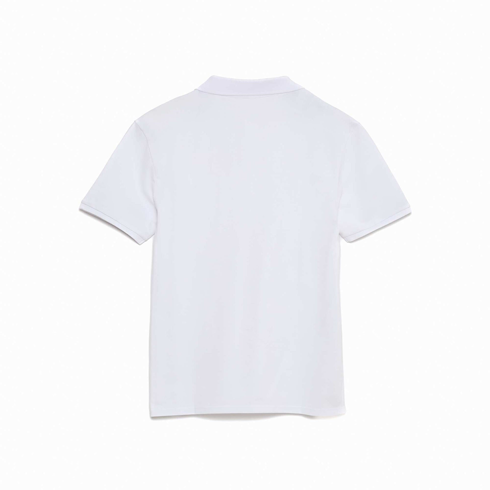 Polo maille piquée coton 220 gr - unisexe BLANC
