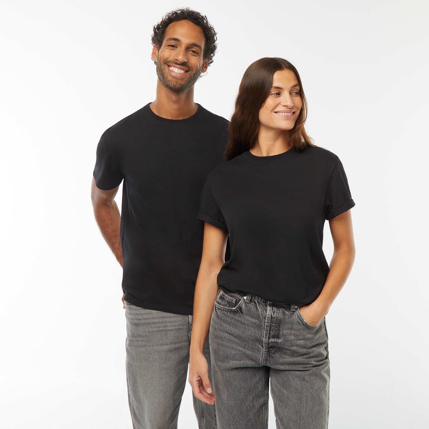 T-shirt coton 160 Gr - unisexe NOIR
