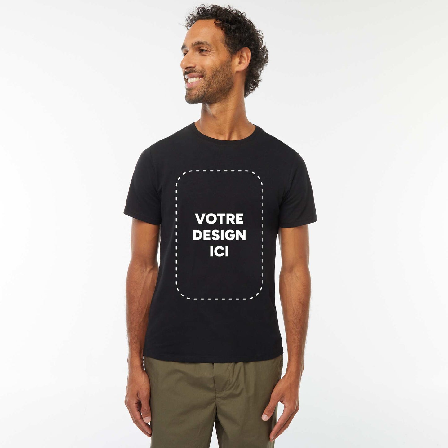 T-shirt coton 160 Gr - unisexe NOIR