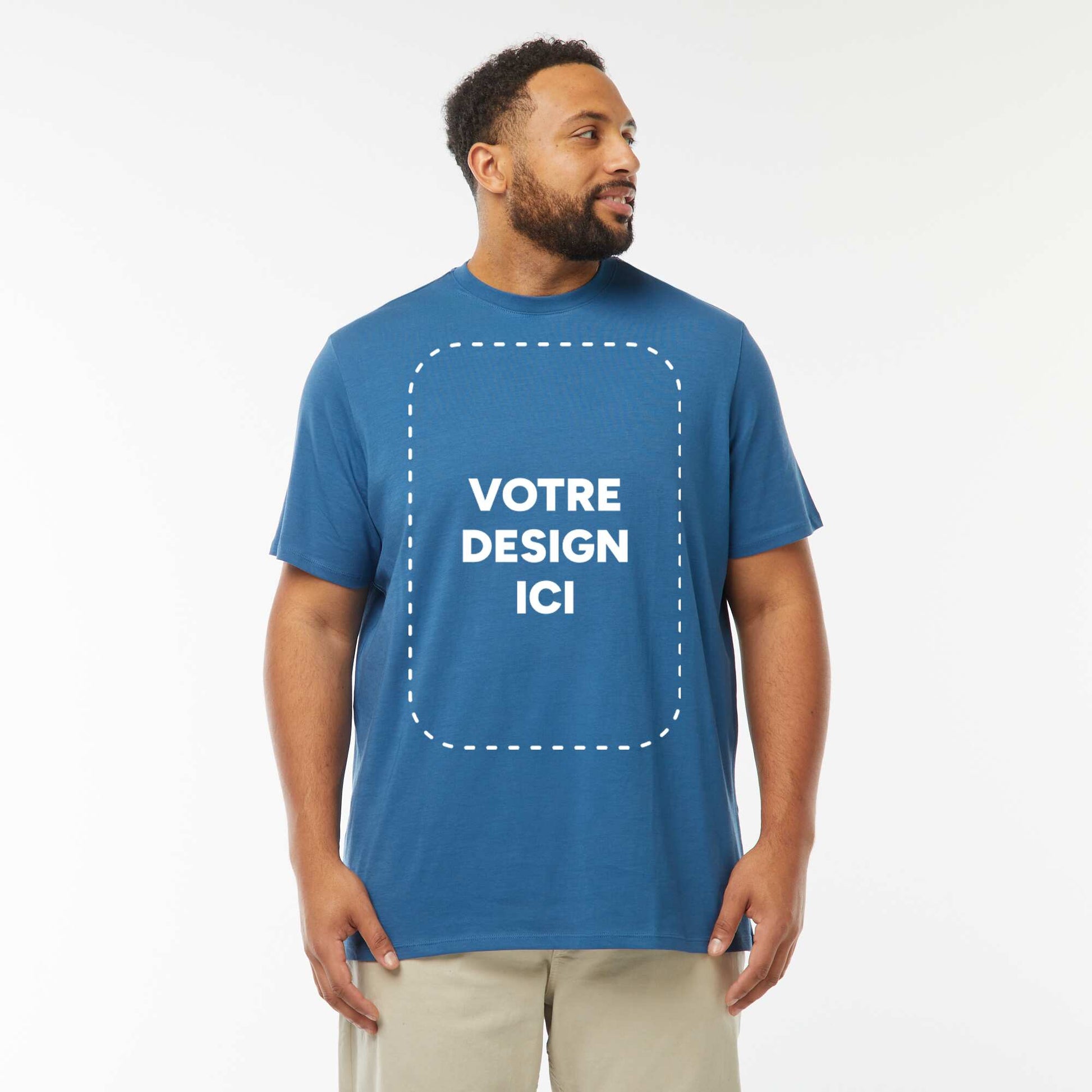 T-shirt coton 160 Gr - unisexe BLEU