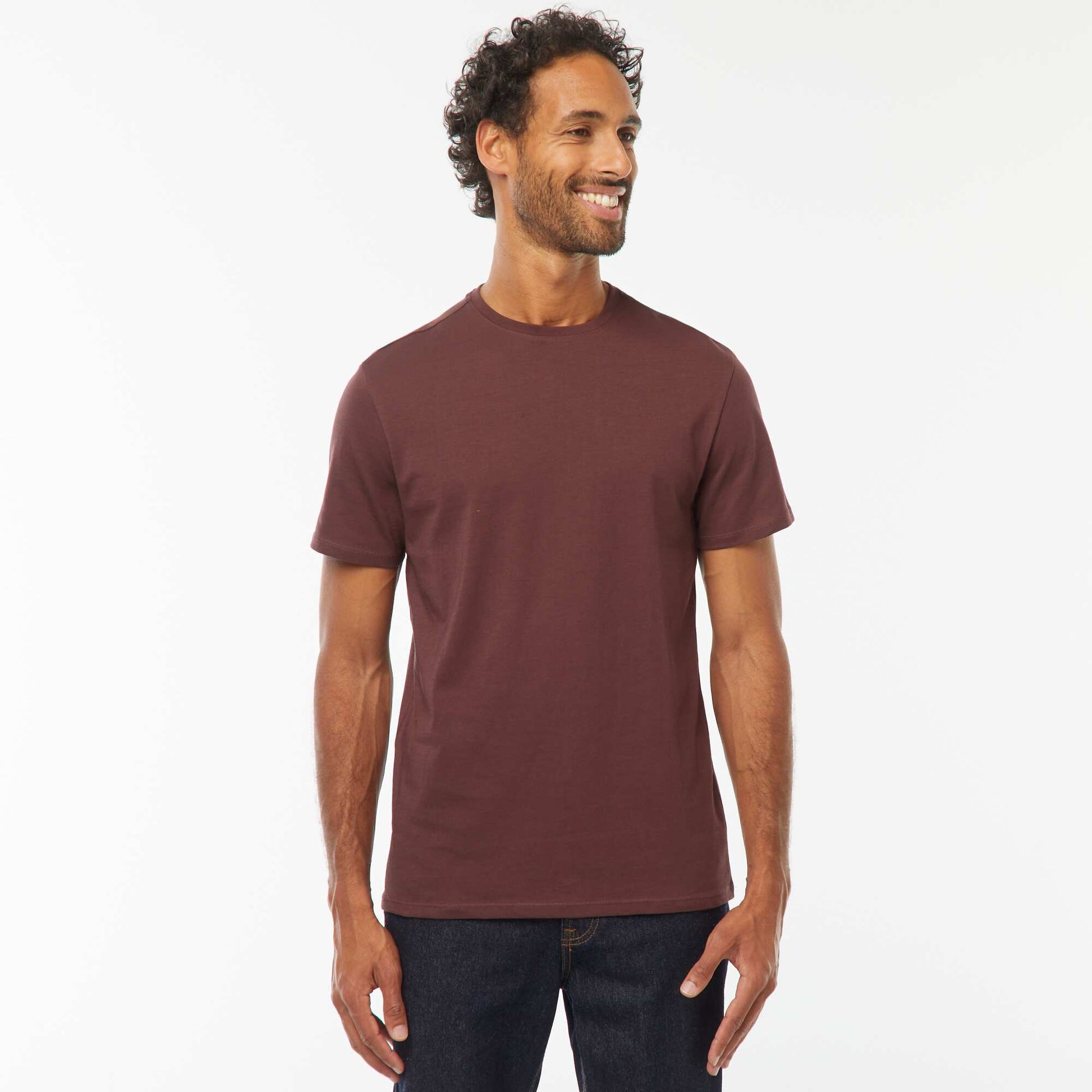 T-shirt coton 160 Gr - unisexe BORDEAUX