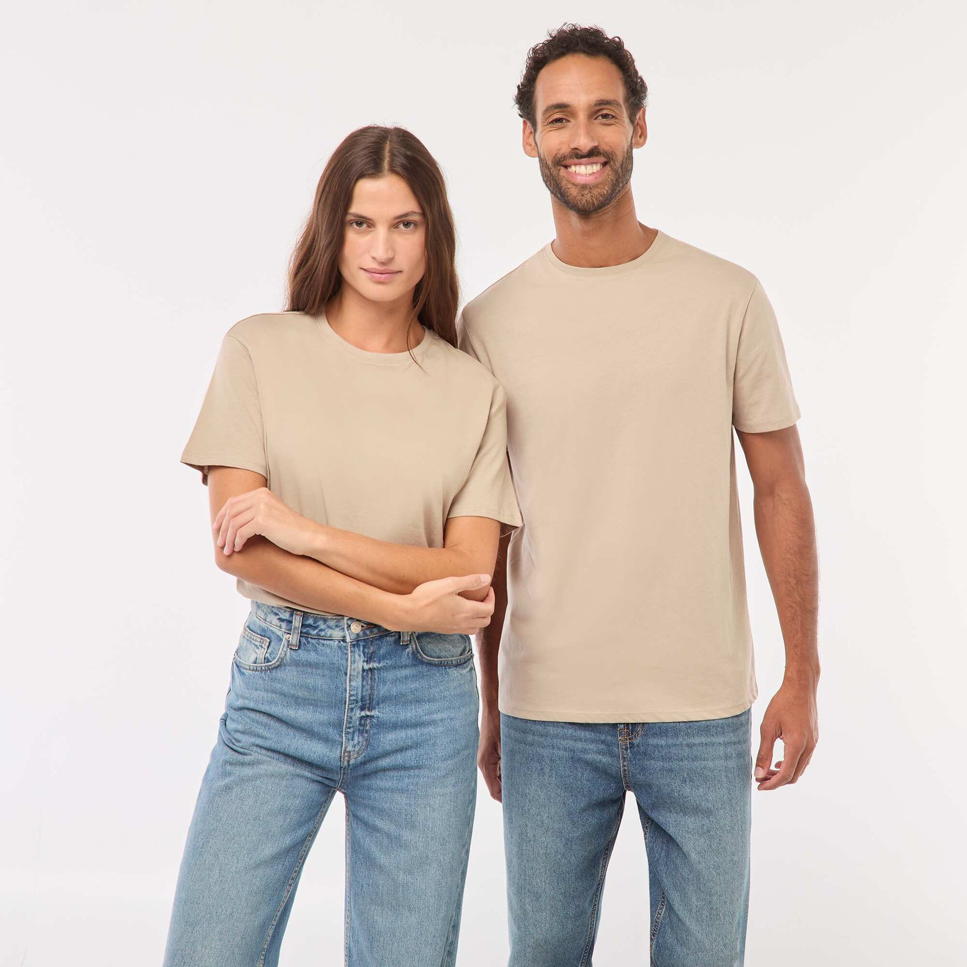 T-shirt coton 160 Gr - unisexe BEIGE