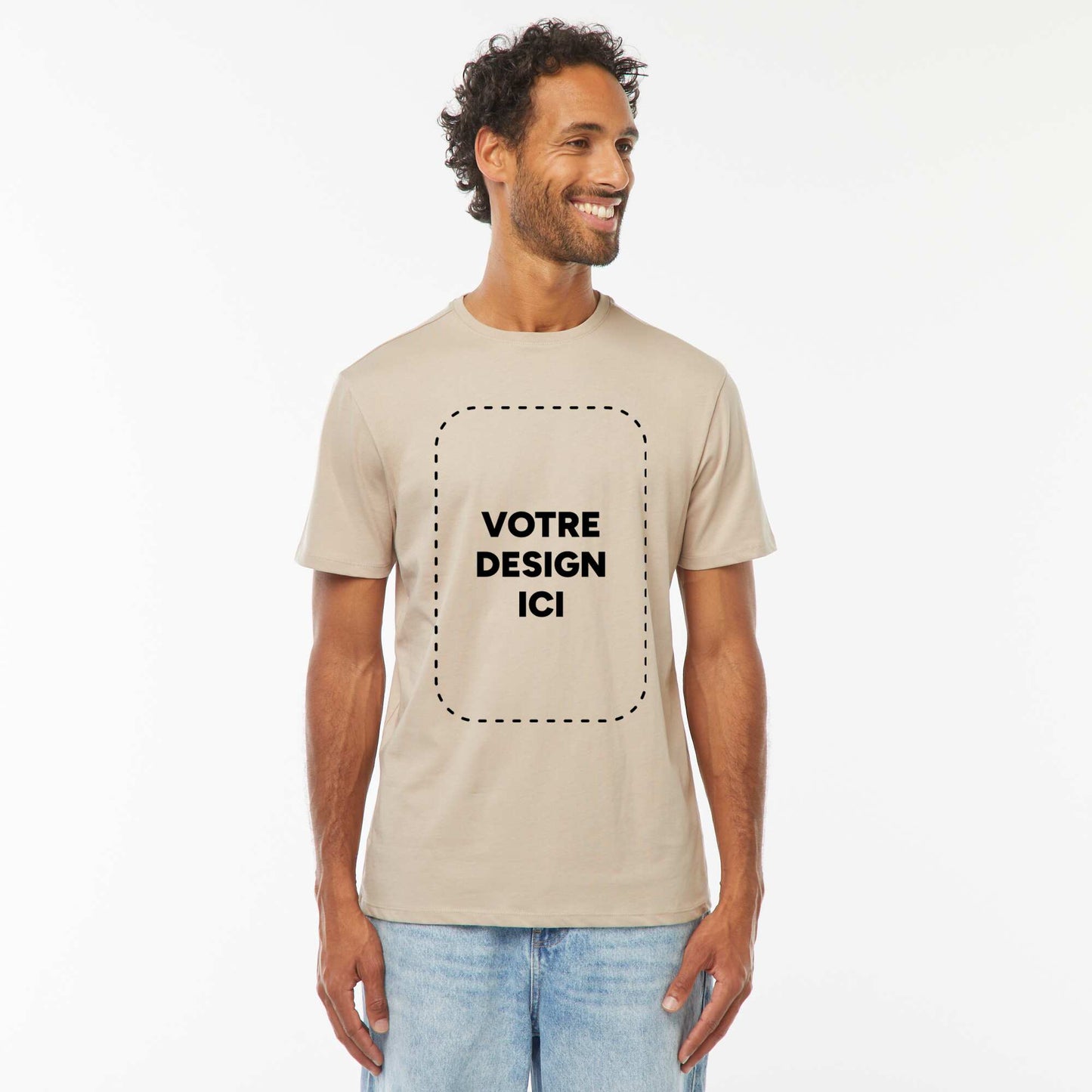 T-shirt coton 160 Gr - unisexe BEIGE