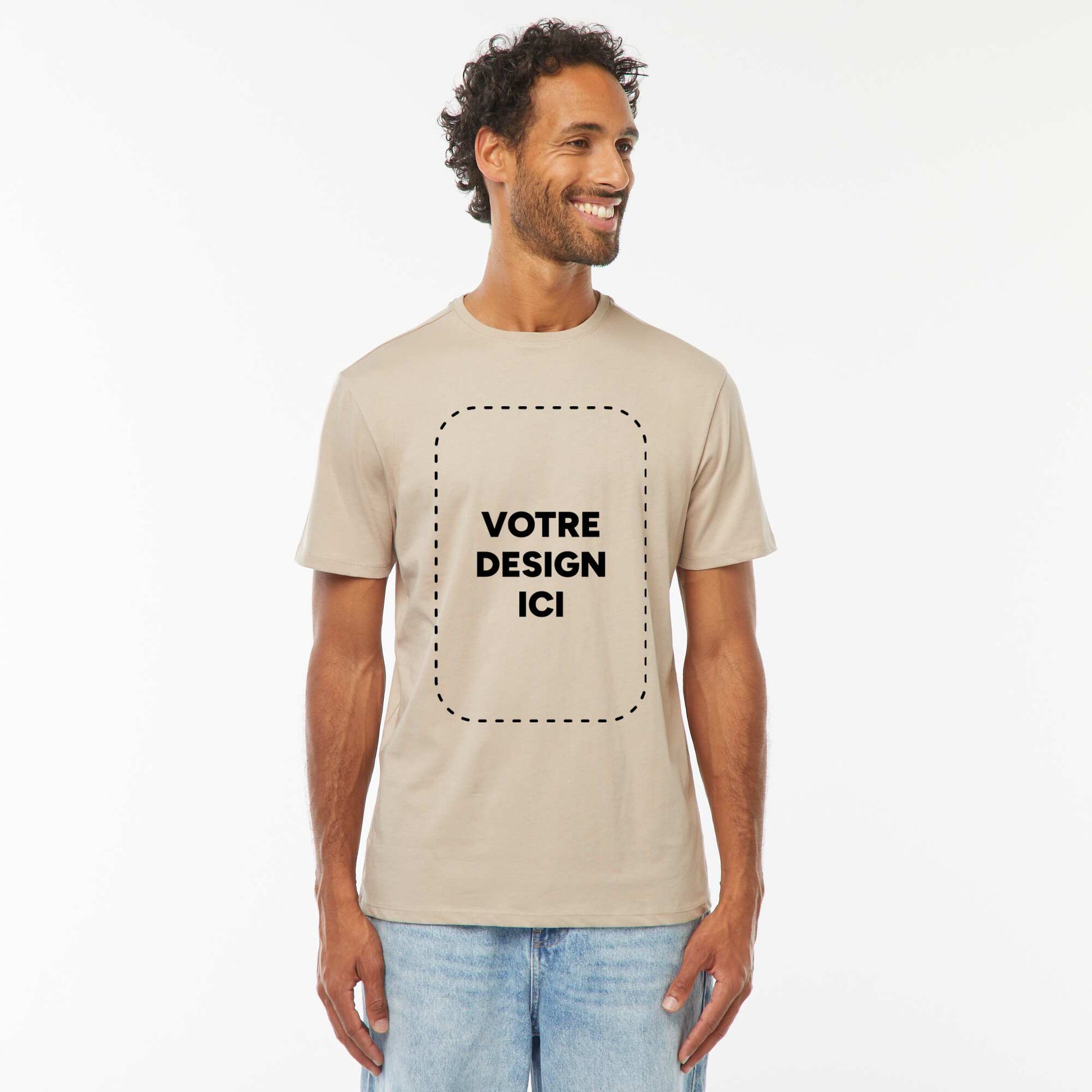T-shirt coton 160 Gr - unisexe BEIGE