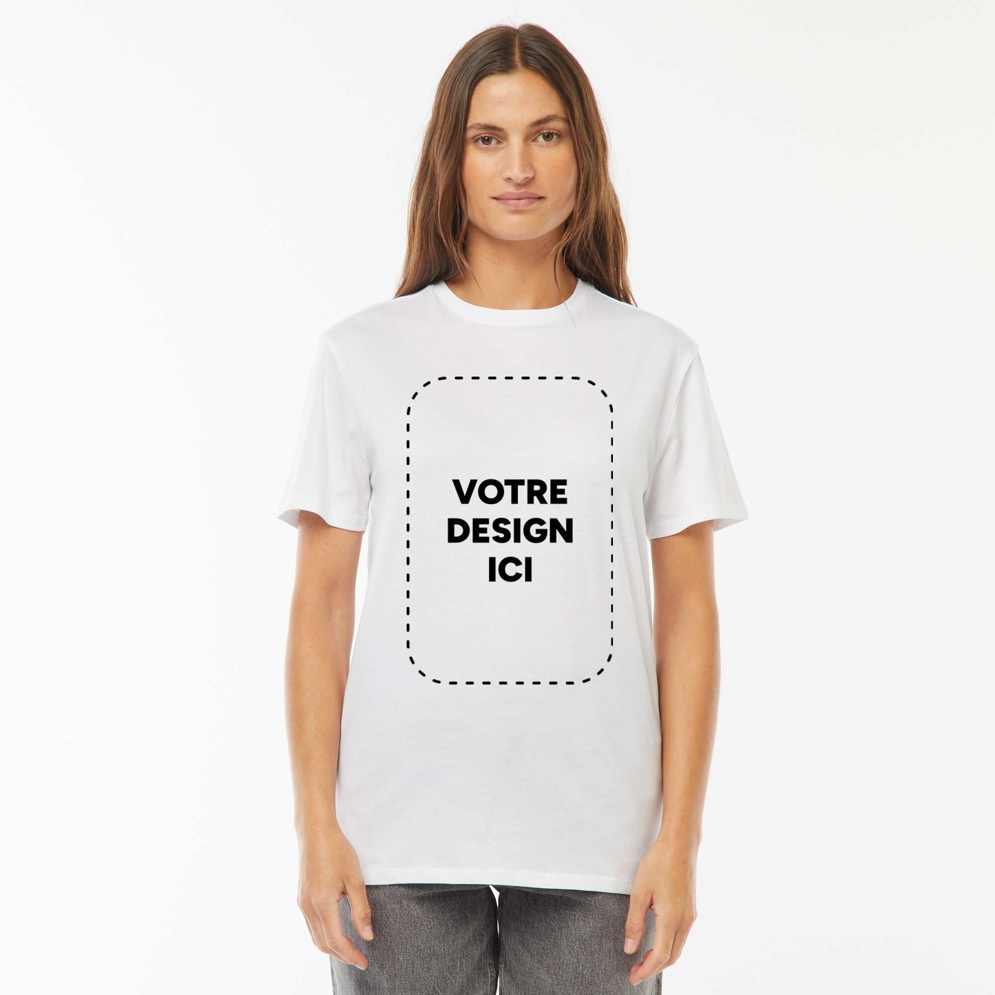 T-shirt coton 160 Gr - unisexe BLANC