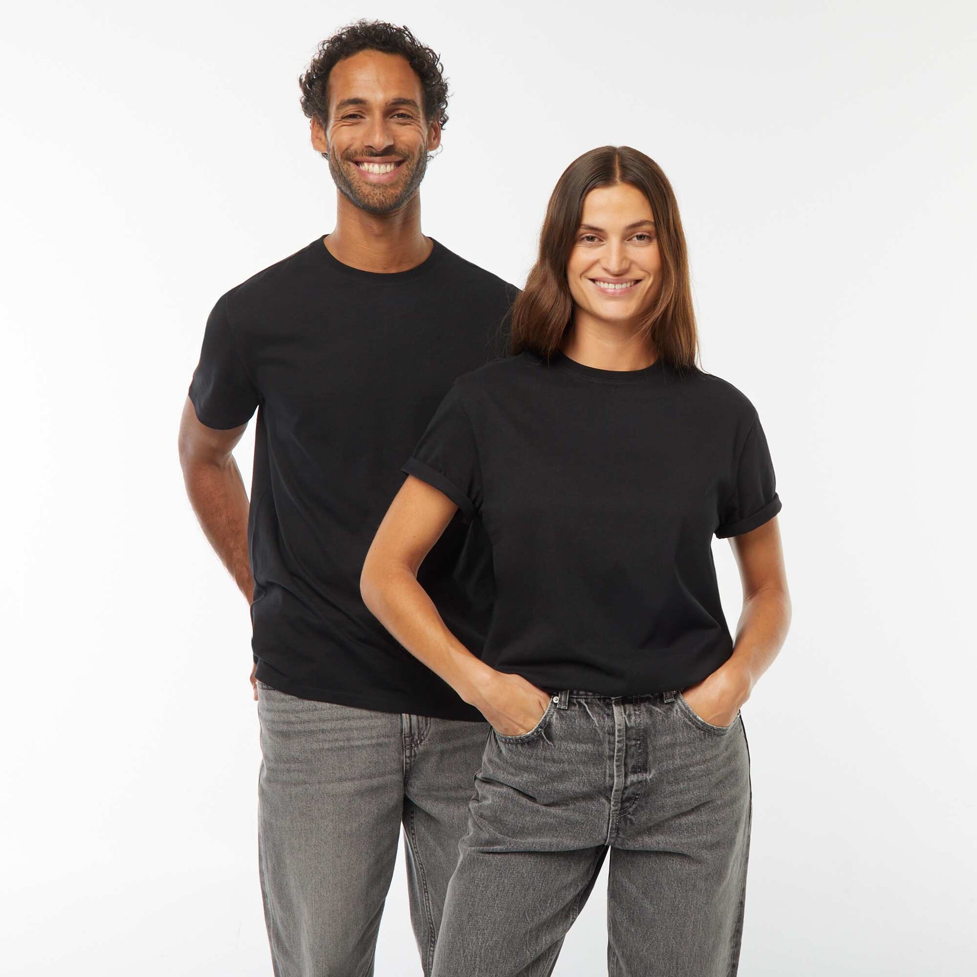 T-shirt coton 160 Gr - unisexe NOIR
