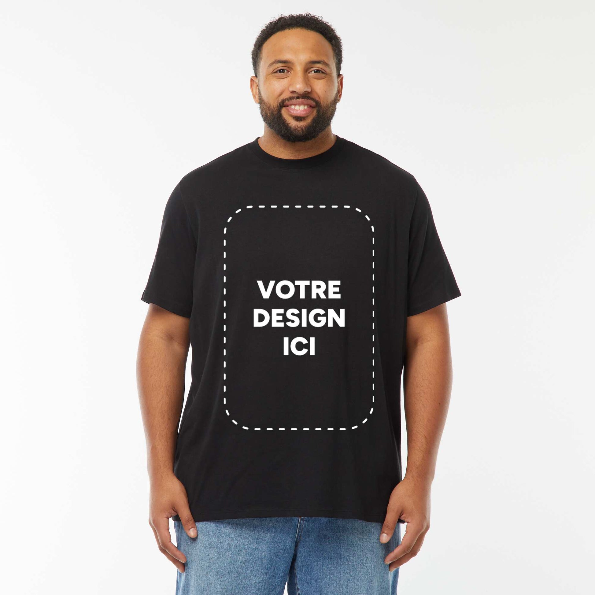 T-shirt coton 160 Gr - unisexe NOIR