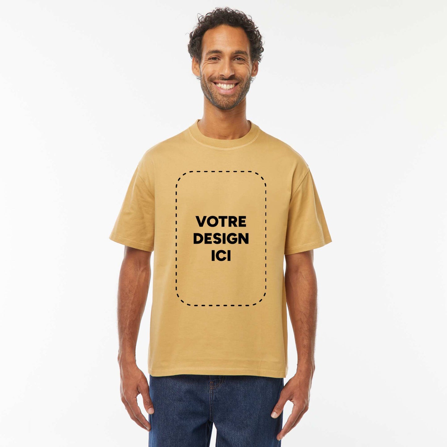 T-shirt coton 225 Gr BEIGE