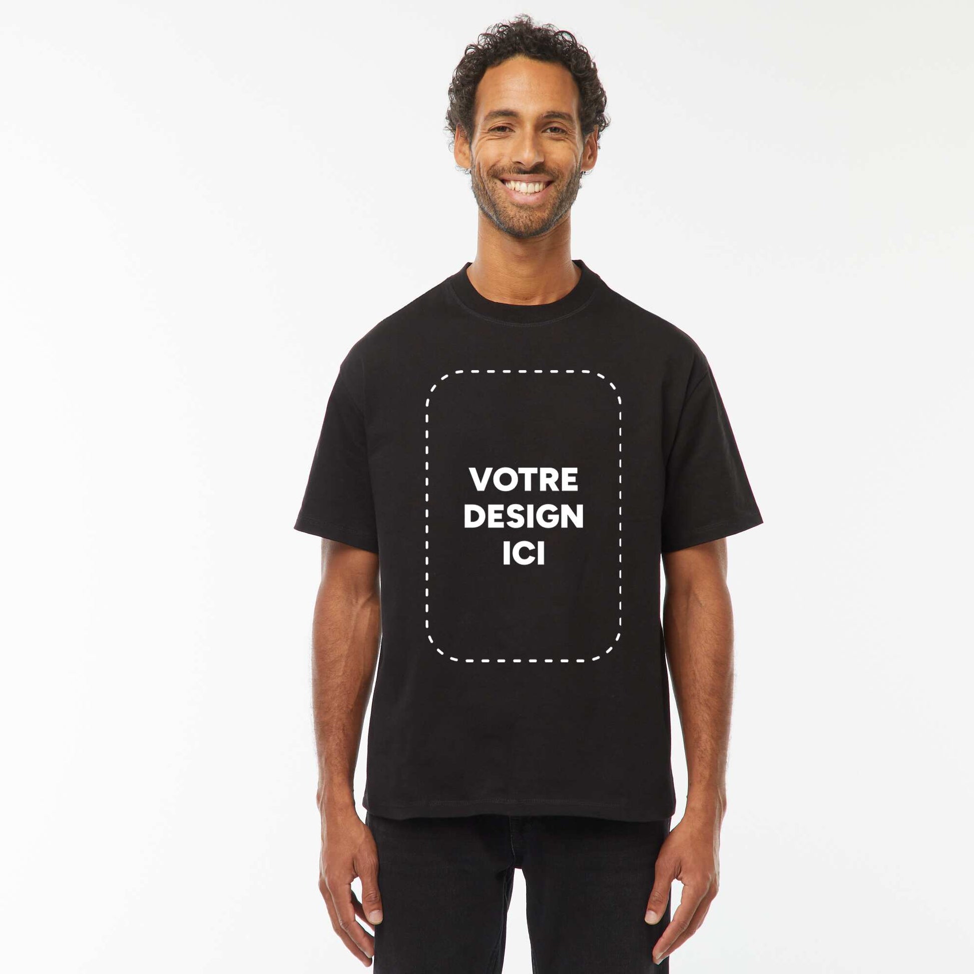 T-shirt coton 225 Gr NOIR