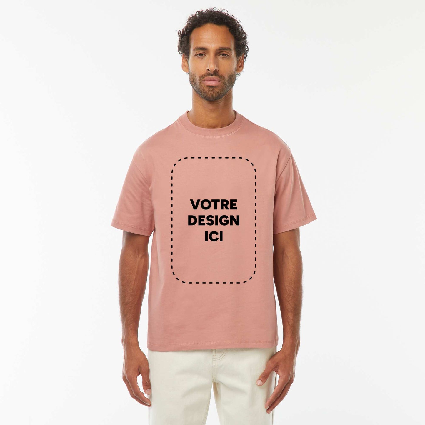 T-shirt coton 225 Gr ROSE