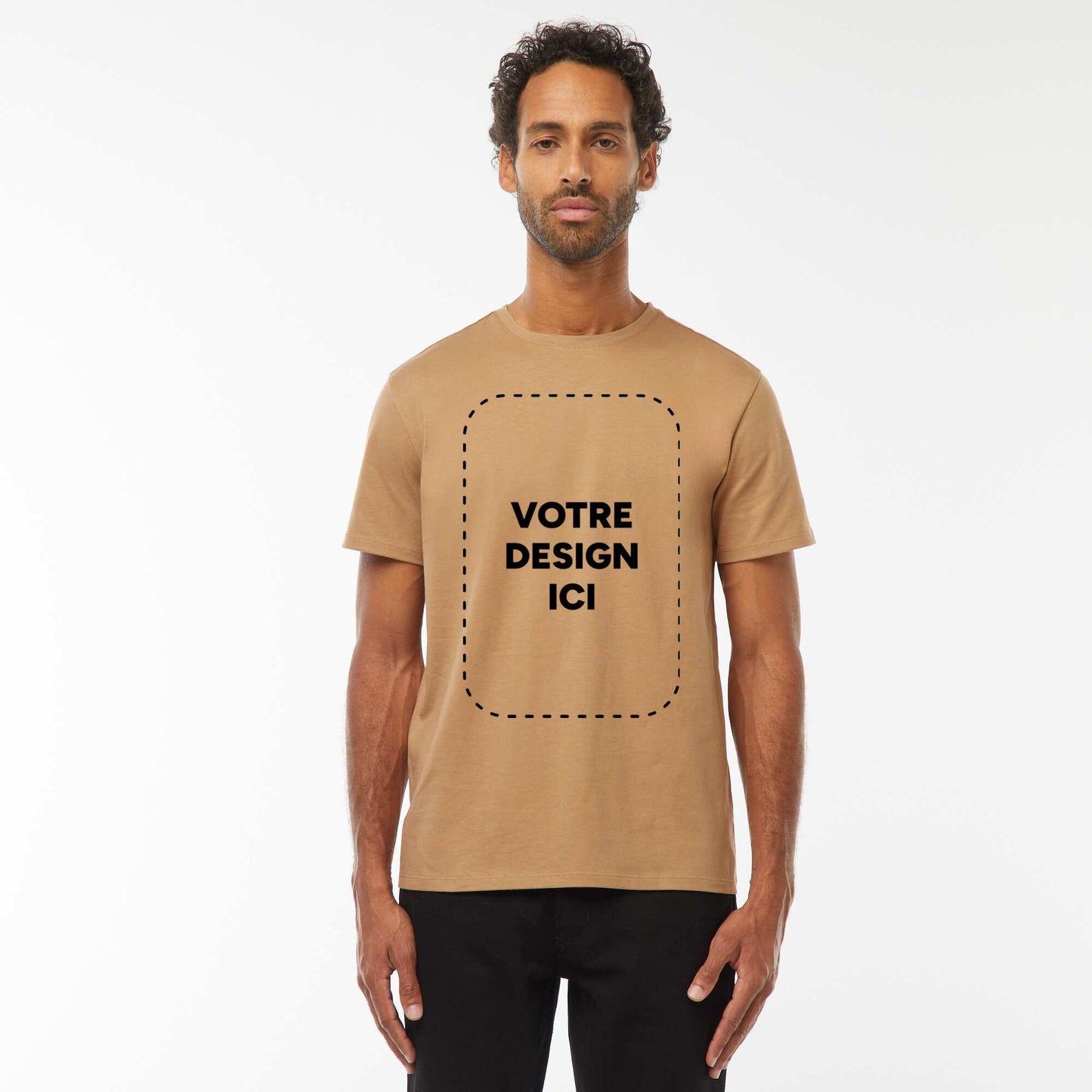 T-shirt coton 225 Gr - unisexe BEIGE