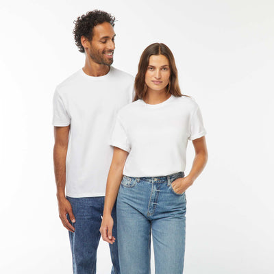 T-shirt coton 225 Gr - unisexe BLANC