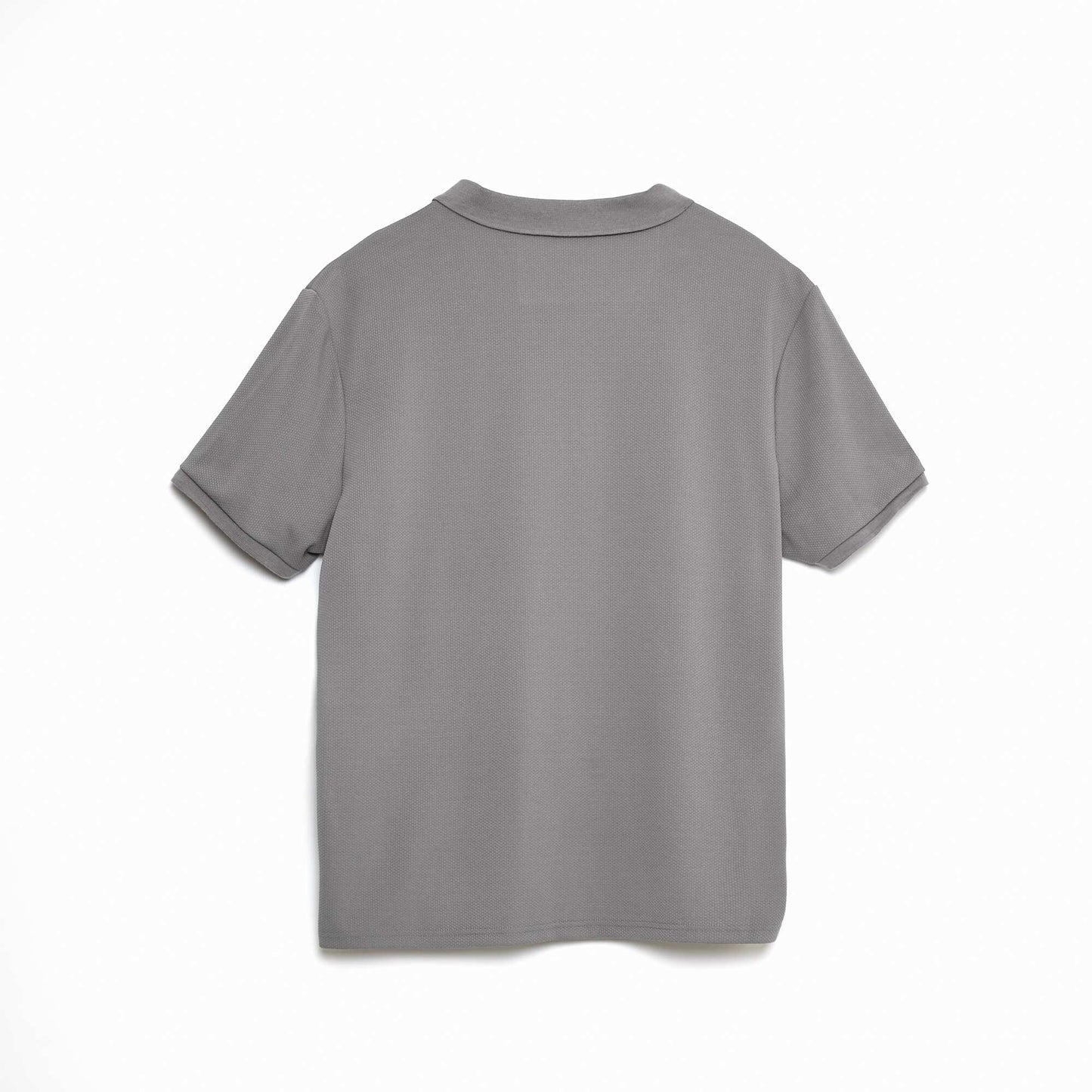 Polo maille piquée polyester 250 gr GRIS