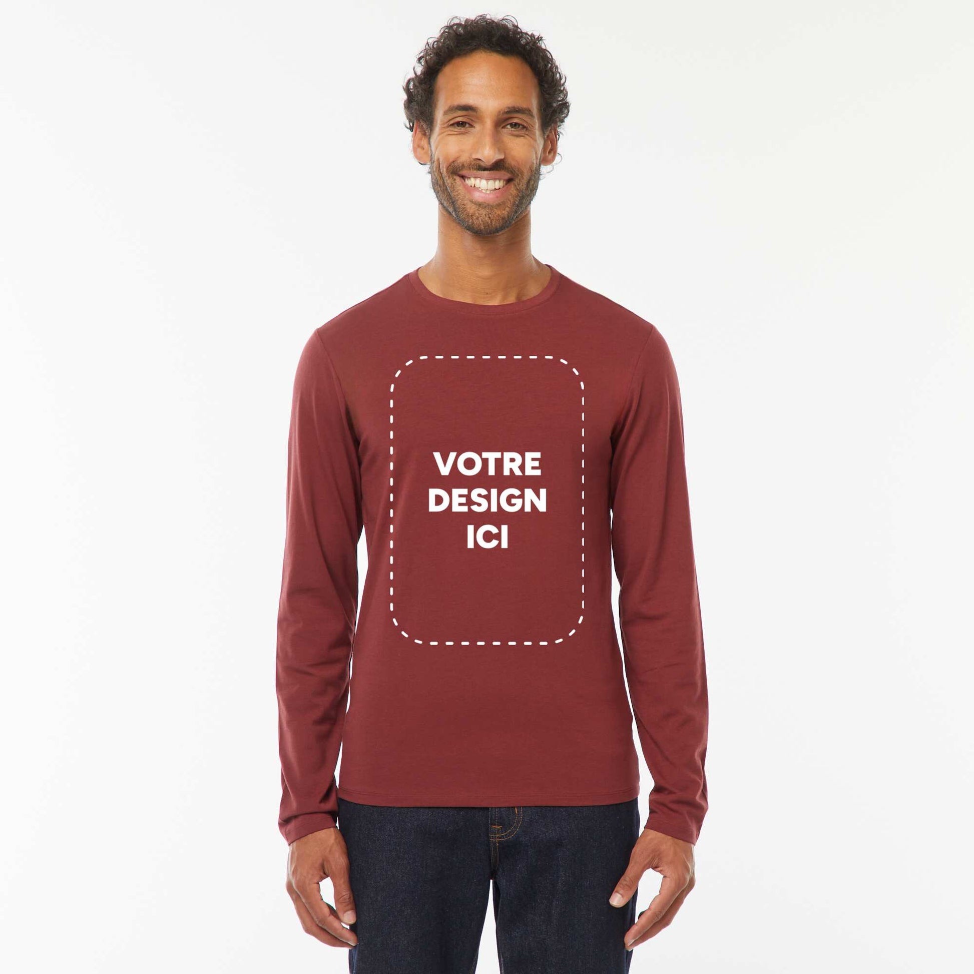 T-shirt coton 160 Gr - unisexe ROUGE