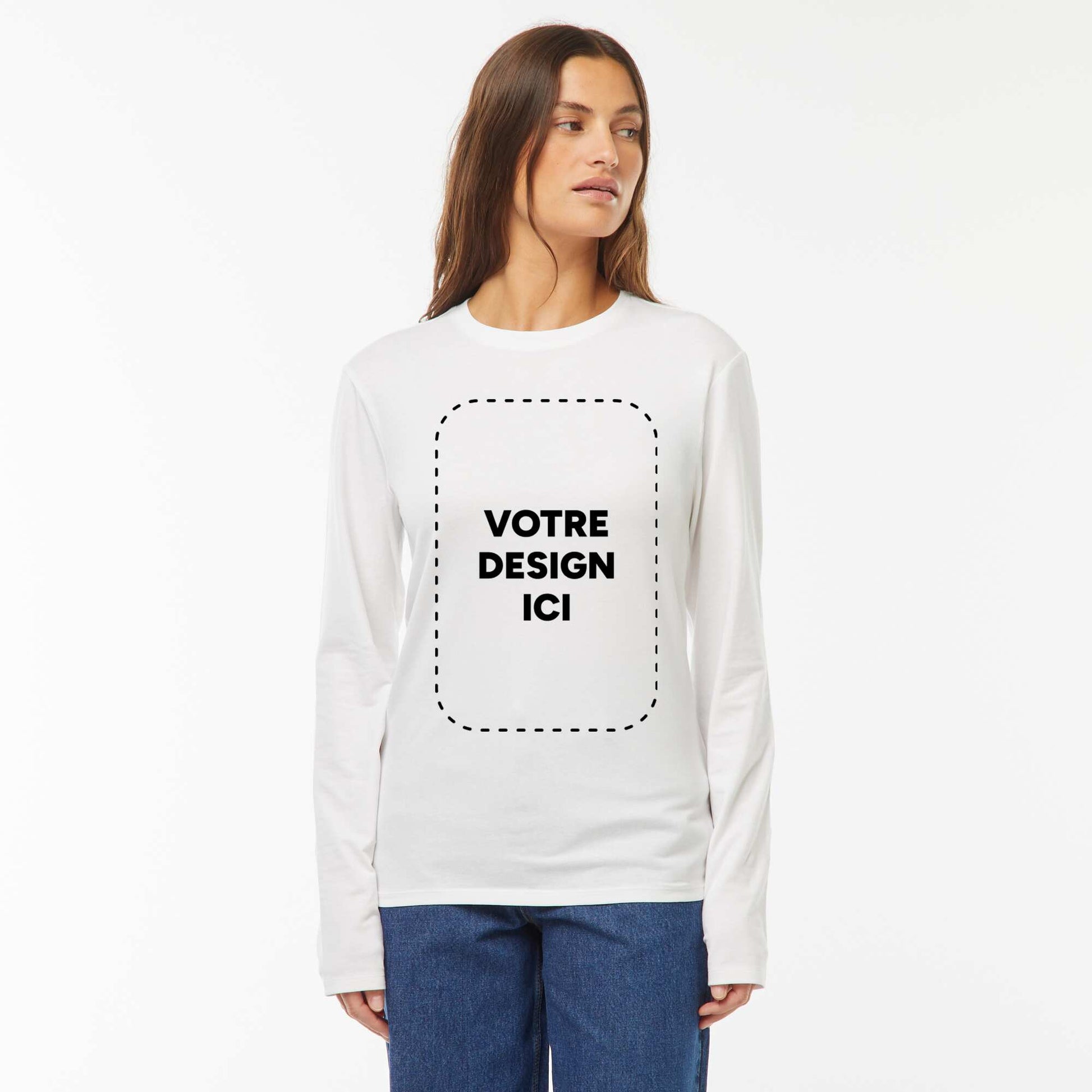 T-shirt coton 160 Gr - unisexe BLANC