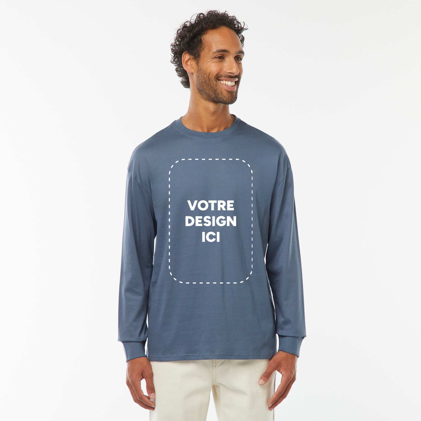 T-shirt coton 190 Gr BLEU