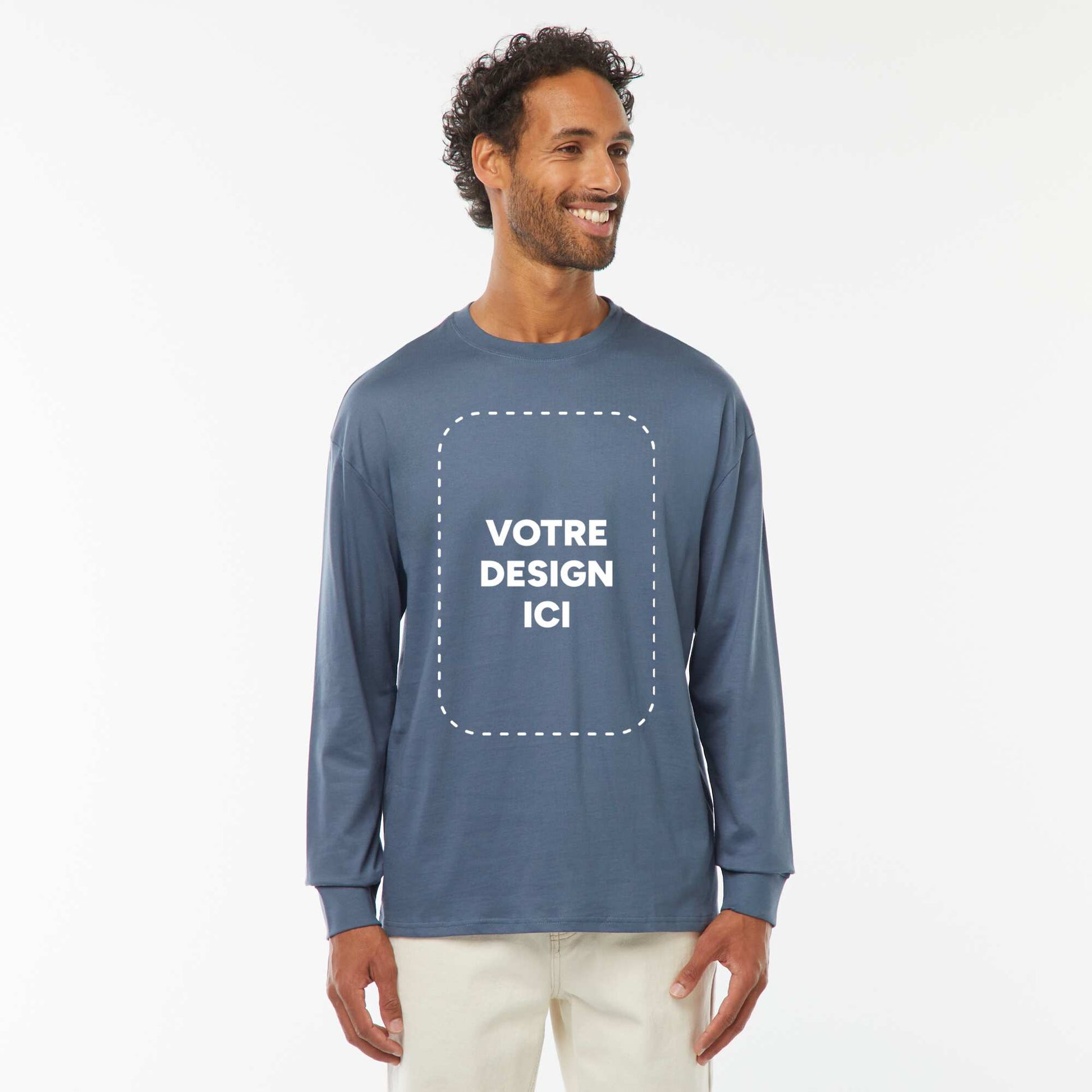 T-shirt coton 190 Gr BLEU