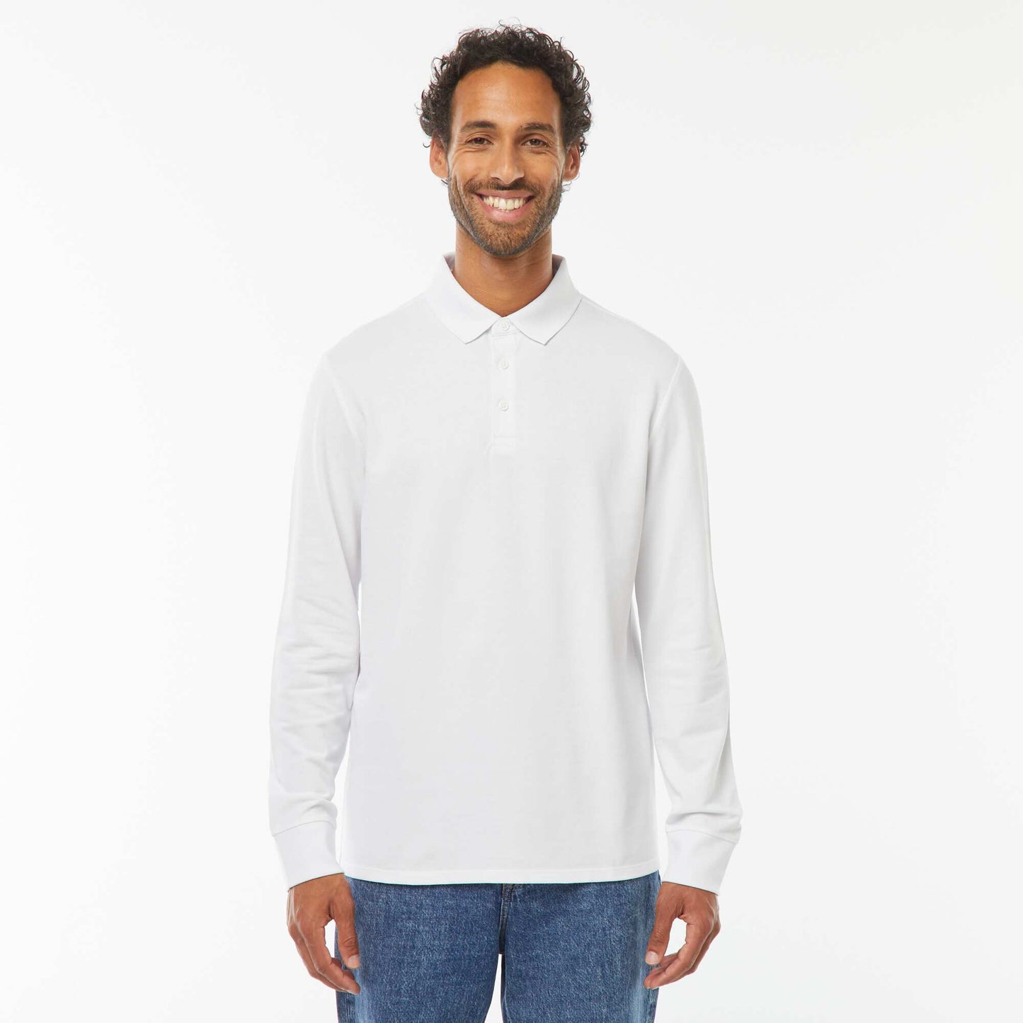 Polo piqué coton 220 Gr - unisexe - Blanc BLANC
